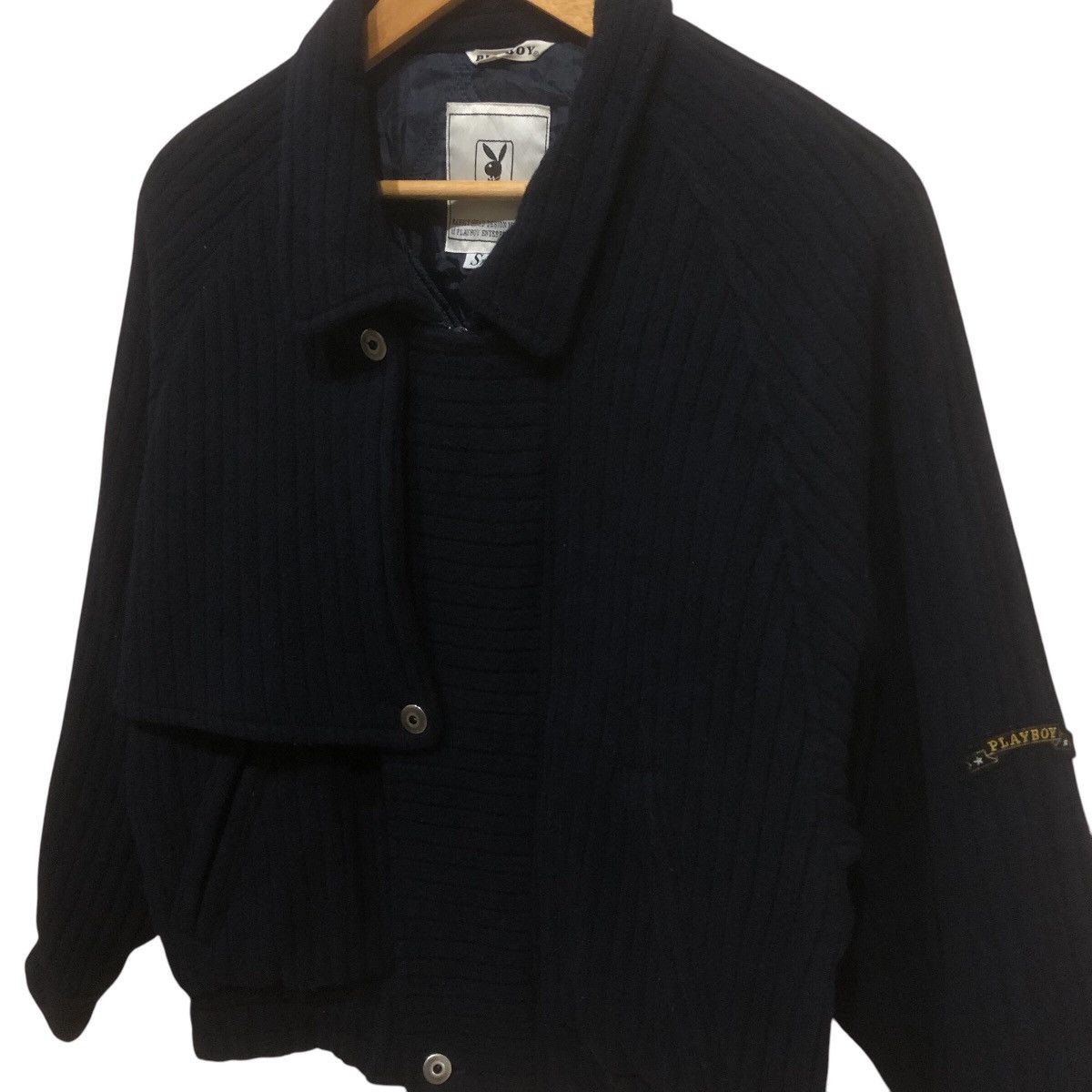 Playboy Playboy Wool Carduray Zipper Bomber Jacket Size US S / EU 44-46 / 1 - 3 Thumbnail