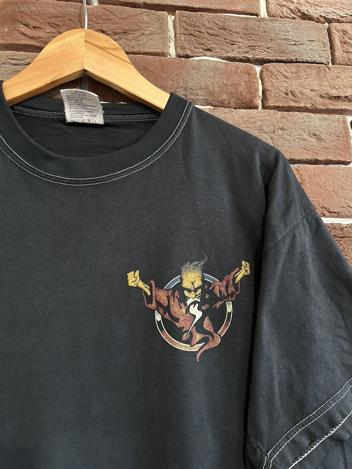 Band Tees Rare Vintage Thunderdome Wizard Gabber Band Tshirt 90s Size US L / EU 52-54 / 3 - 3 Thumbnail