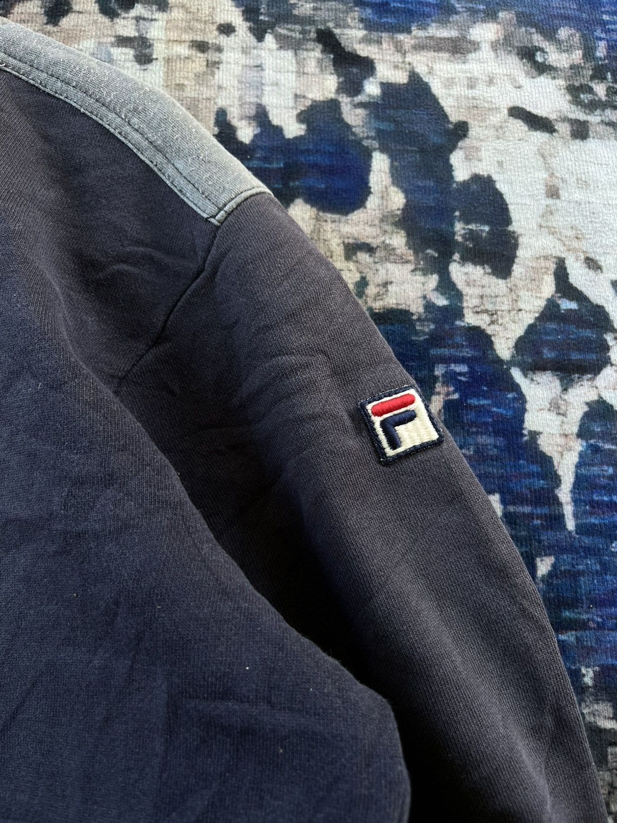 Fila × Vintage STEALS Vintage Fila Half Zipper Hoodie Sweetshirts 90s Size US L / EU 52-54 / 3 - 3 Thumbnail