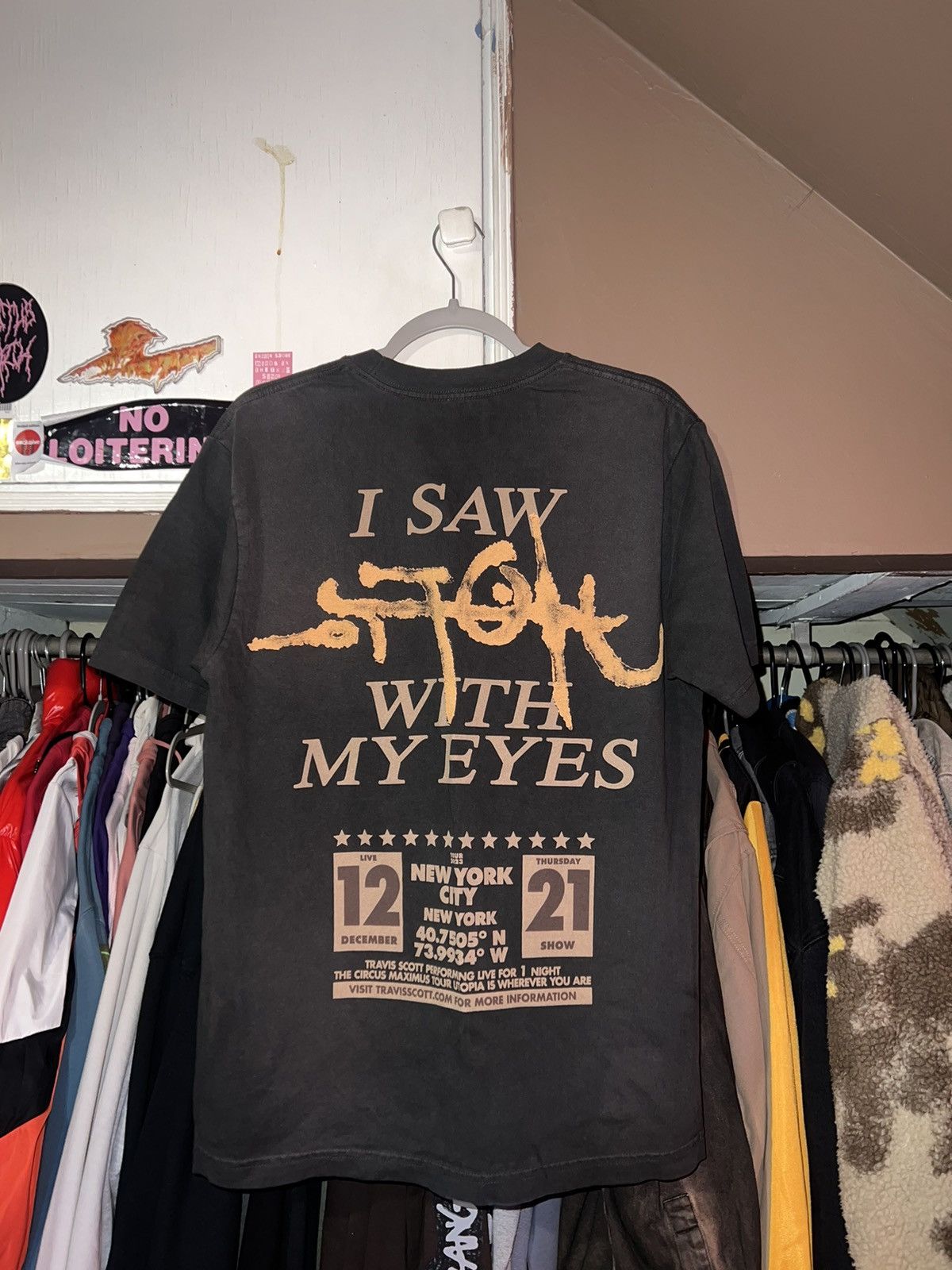 Travis Scott Utopia Madison square garden nyc exclusive “My Eyes” Tee Size US M / EU 48-50 / 2 - 2 Thumbnail