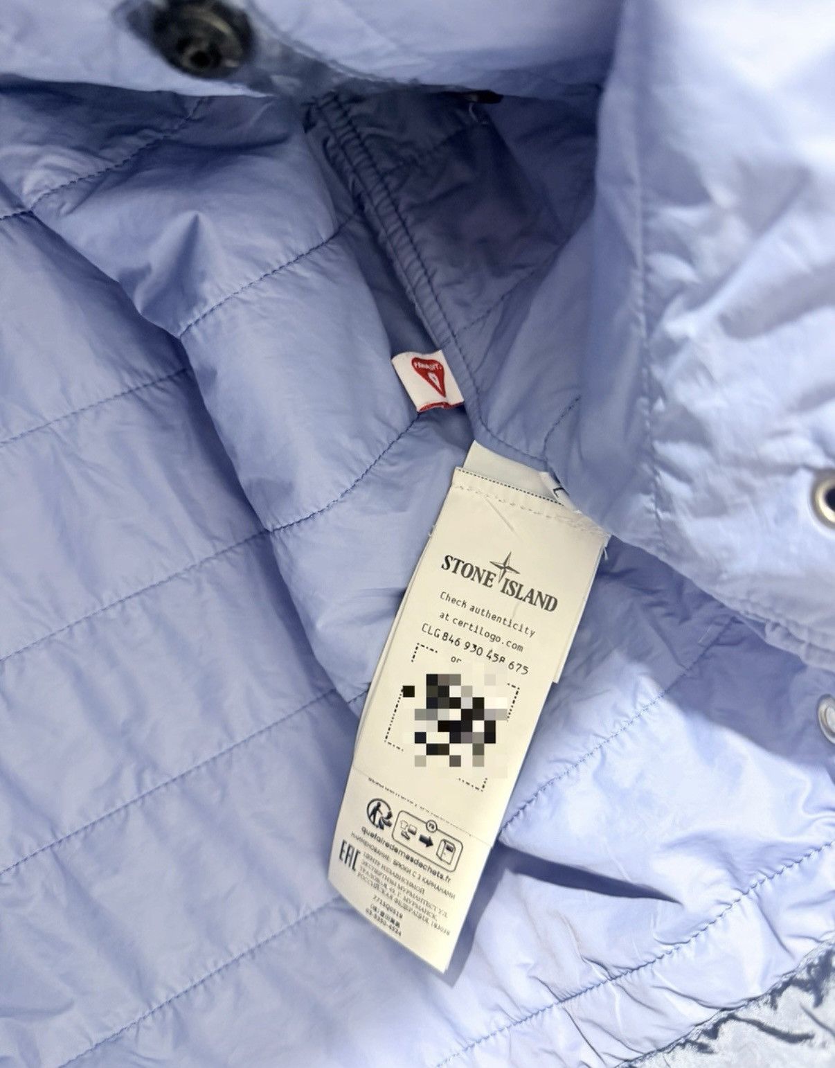 Stone Island 【STONE ISLAND】22FW Metal Nylon Jacket - Haze Blue Size US L / EU 52-54 / 3 - 4 Thumbnail