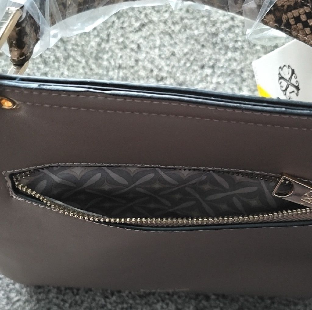 Christian Lacroix CXL by Christian Lacroix Sable Prism Python Satchel -- NWT Size ONE SIZE - 9 Thumbnail