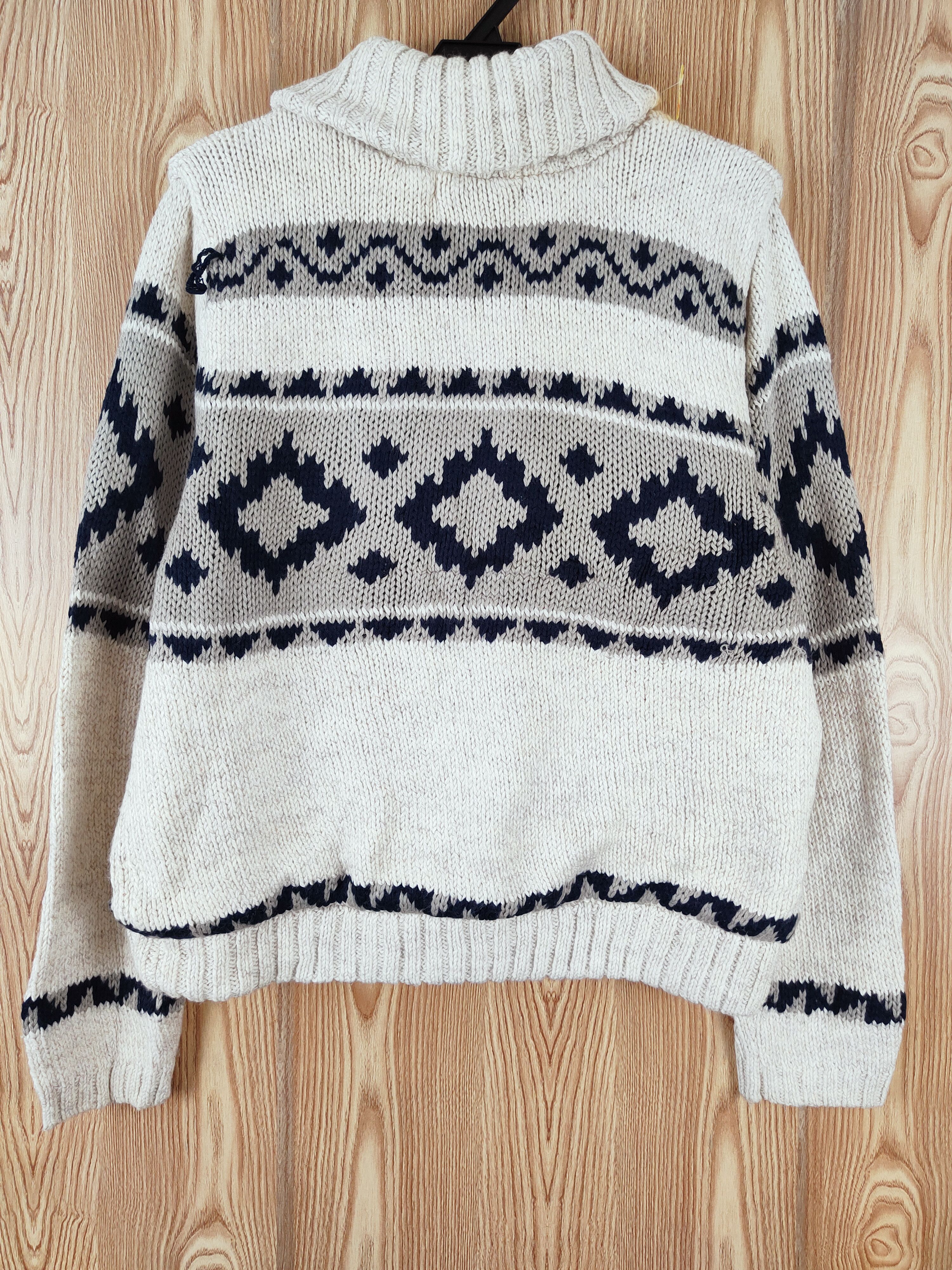 Japanese Brand Strange Heaven Cream Knitwear Cardigan #W425 Size US L / EU 52-54 / 3 - 8 Thumbnail