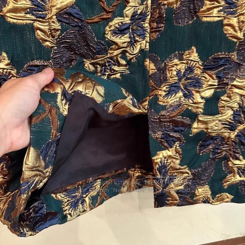 Dries Van Noten Dries Van Noten Color-block Midi Skirt Size 35" - 4 Thumbnail