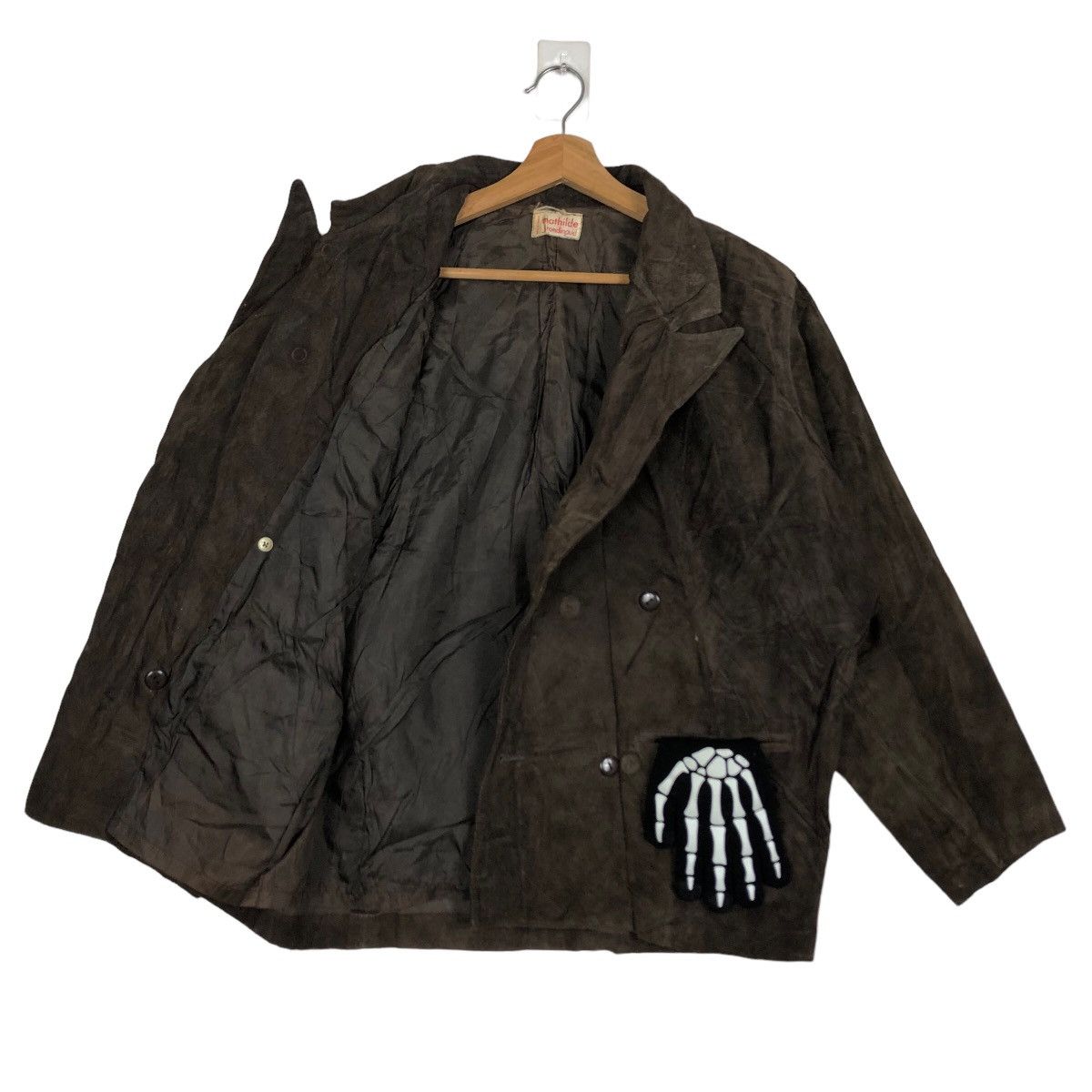 Vintage 🔥90s Made In France Genuine Leather Jacket Mathilde Jronina Size US M / EU 48-50 / 2 - 9 Thumbnail