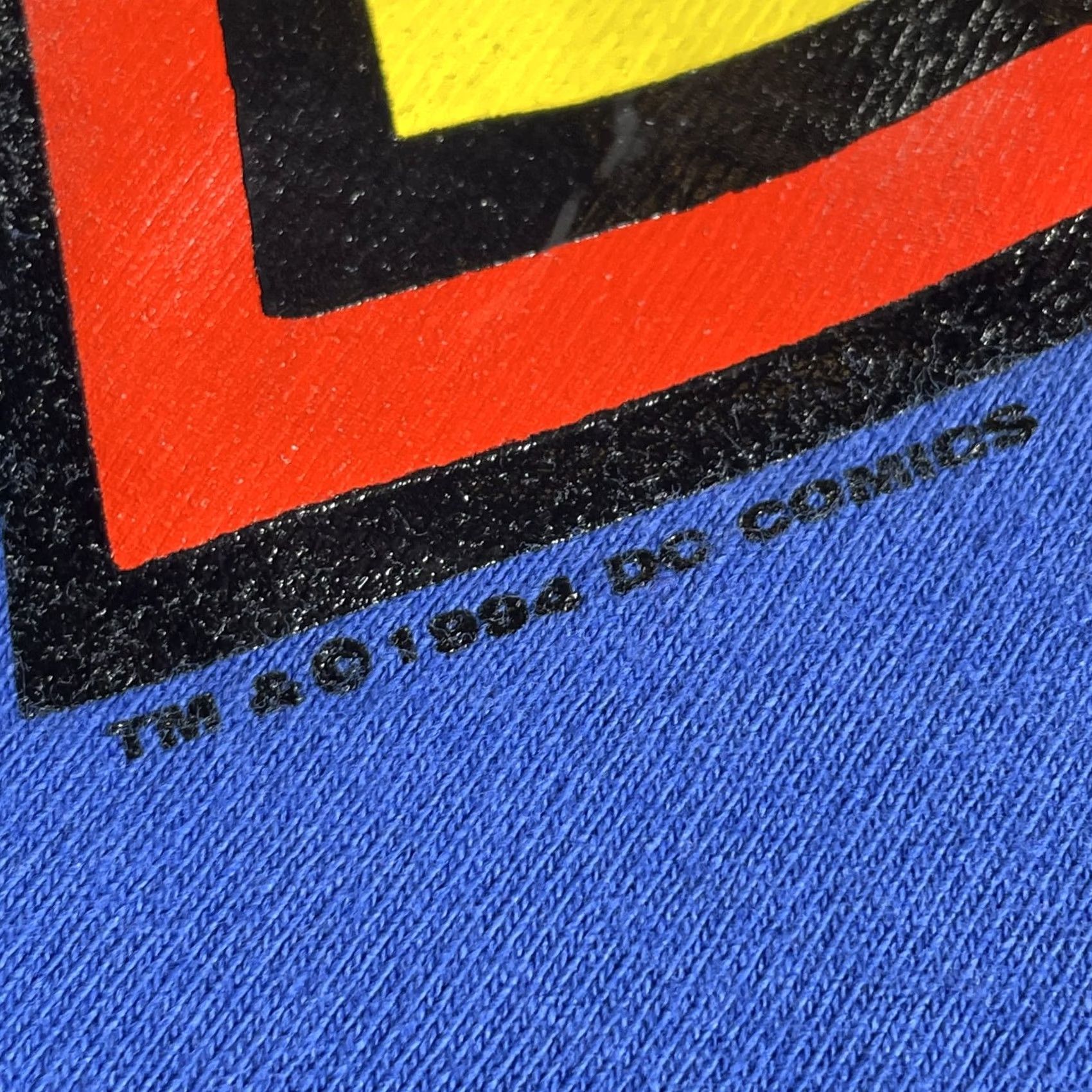 Fruit Of The Loom VINTAGE Superman Shirt Mens XL Blue Lois & Clark Promo tee DC Comics TV Show 90s Size US XL / EU 56 / 4 - 2 Thumbnail