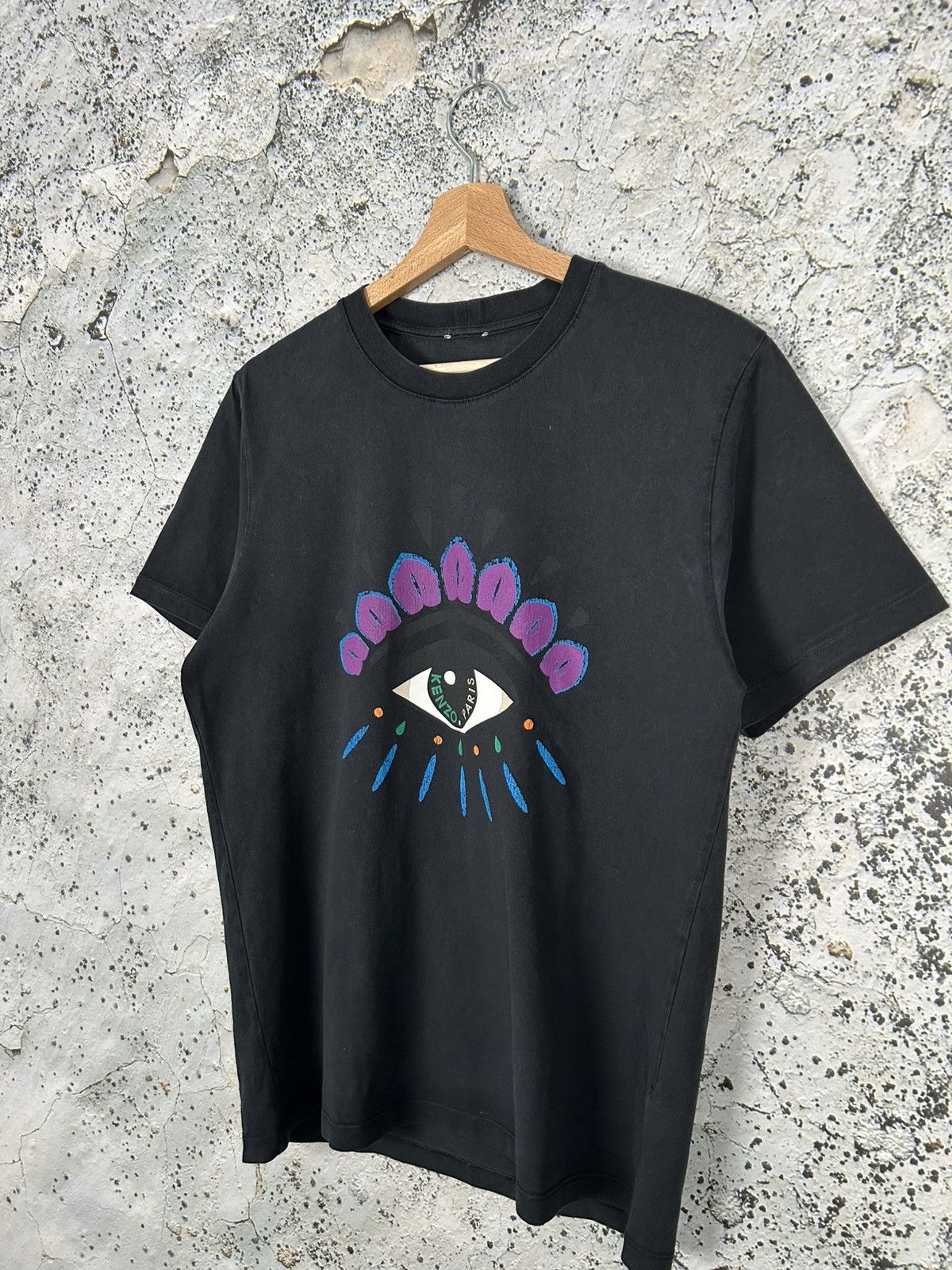 Kenzo Kenzo Eye Graphic Tee Designer Avant Garde Rare Hype Size US M / EU 48-50 / 2 - 2 Thumbnail
