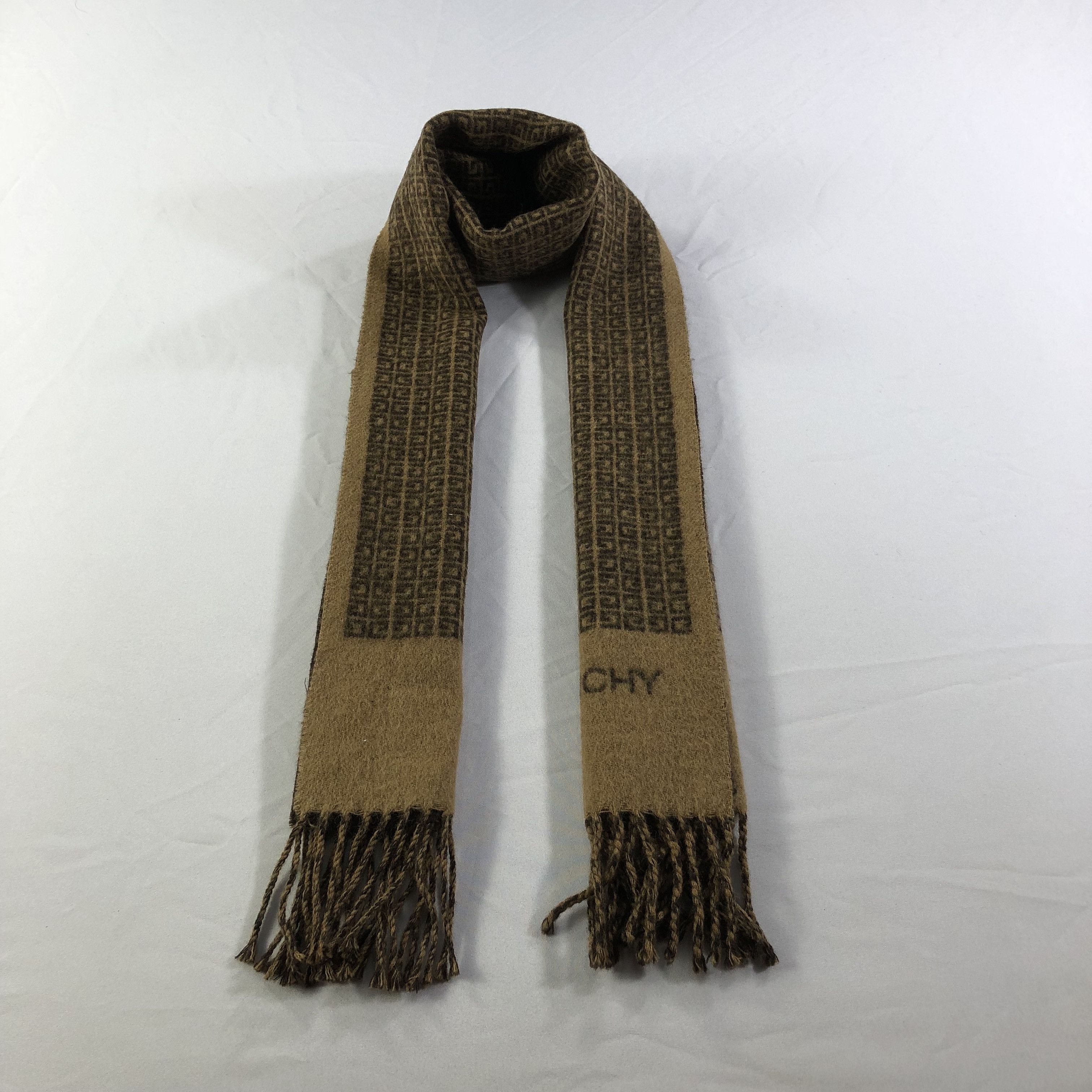 Givenchy Givenchy Monogram Wool Scarf Muffler V1417 Size ONE SIZE - 1 Thumbnail