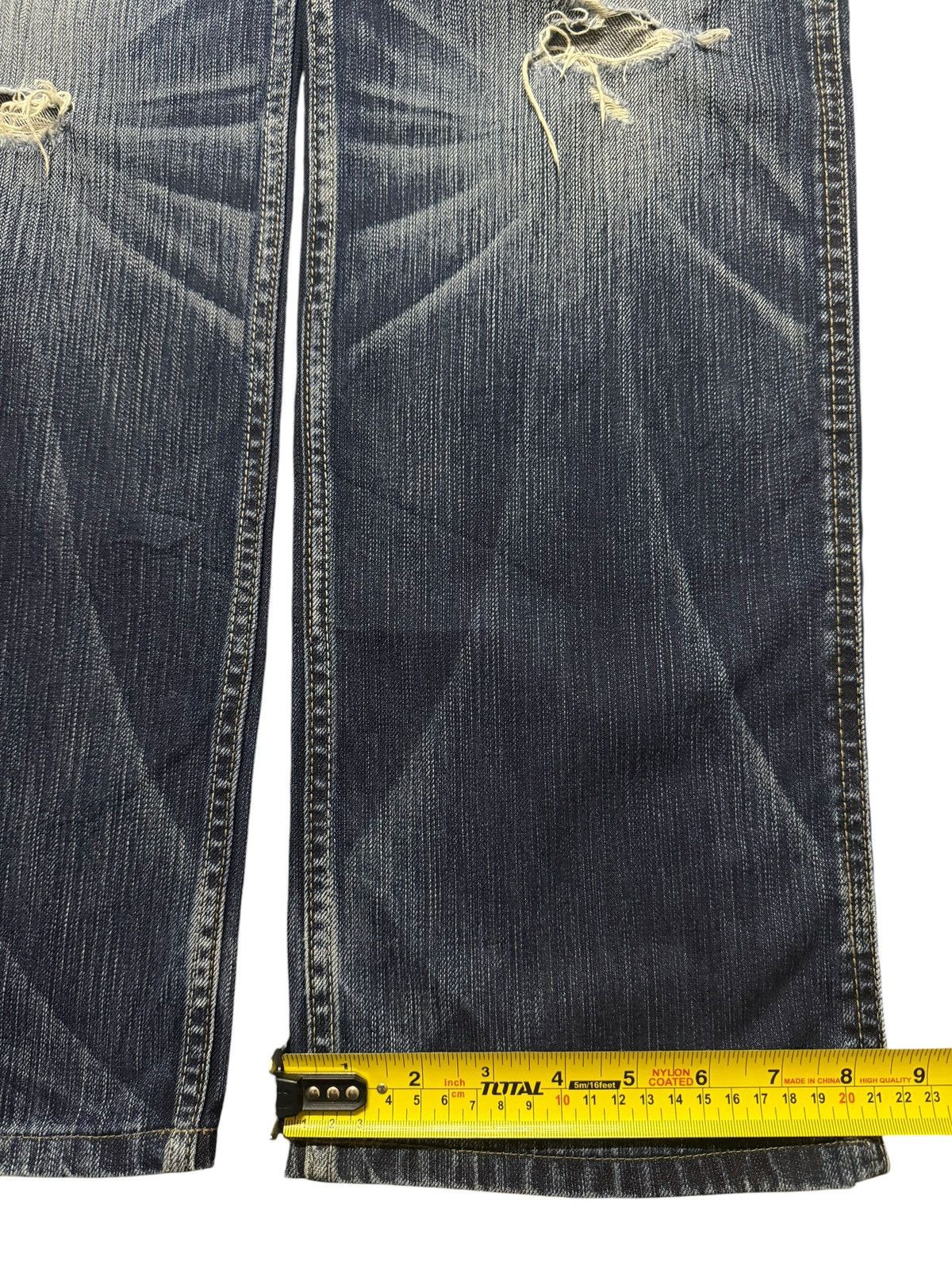Hysteric Glamour Vintage Y2K Japanese Brand Faded Wash Whiskers Distressed Size US 32 / EU 48 - 13 Thumbnail