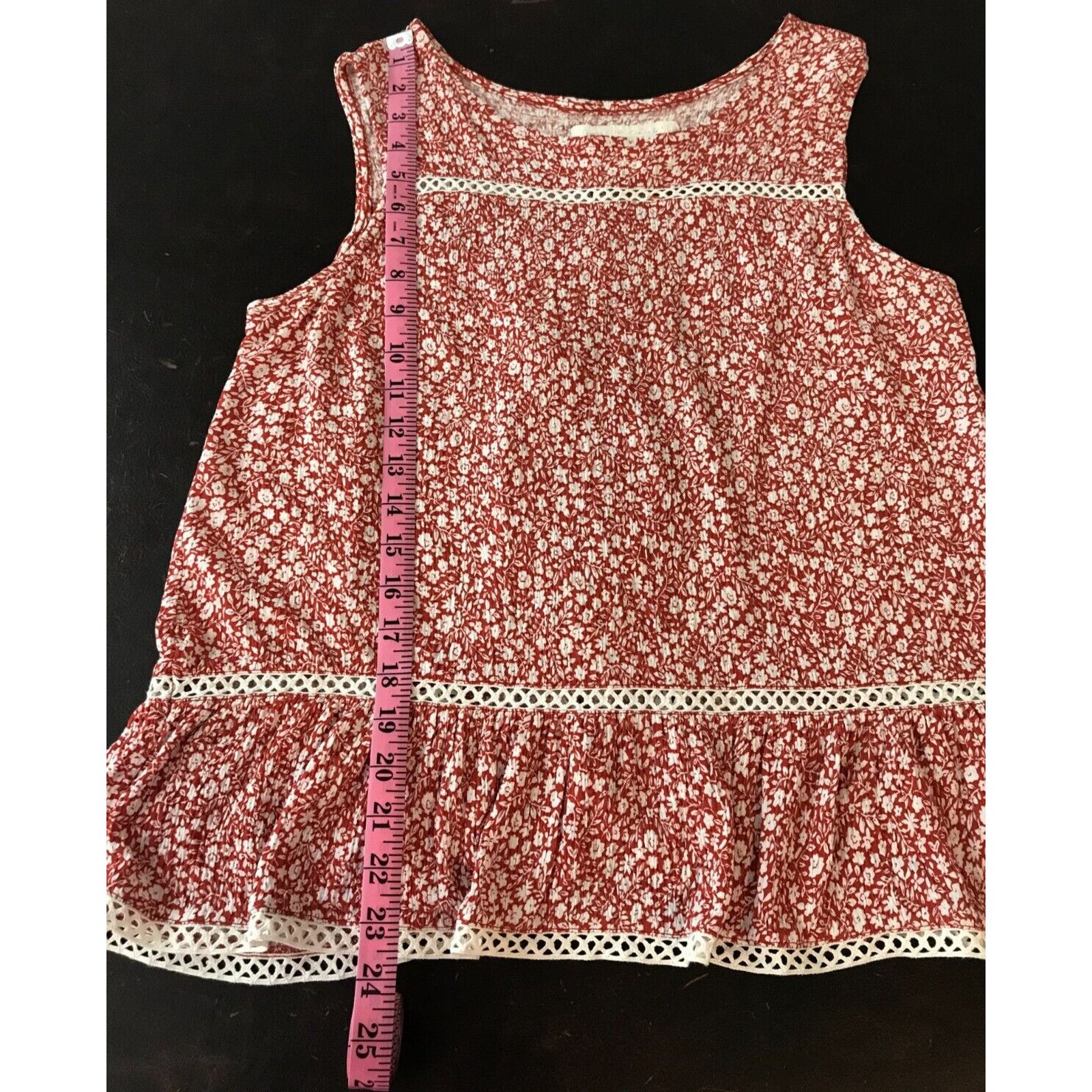 Anthropologie Anthropologie Maeve Quinn Floral and Lace Peplum Top Size S / US 4 / IT 40 - 5 Thumbnail