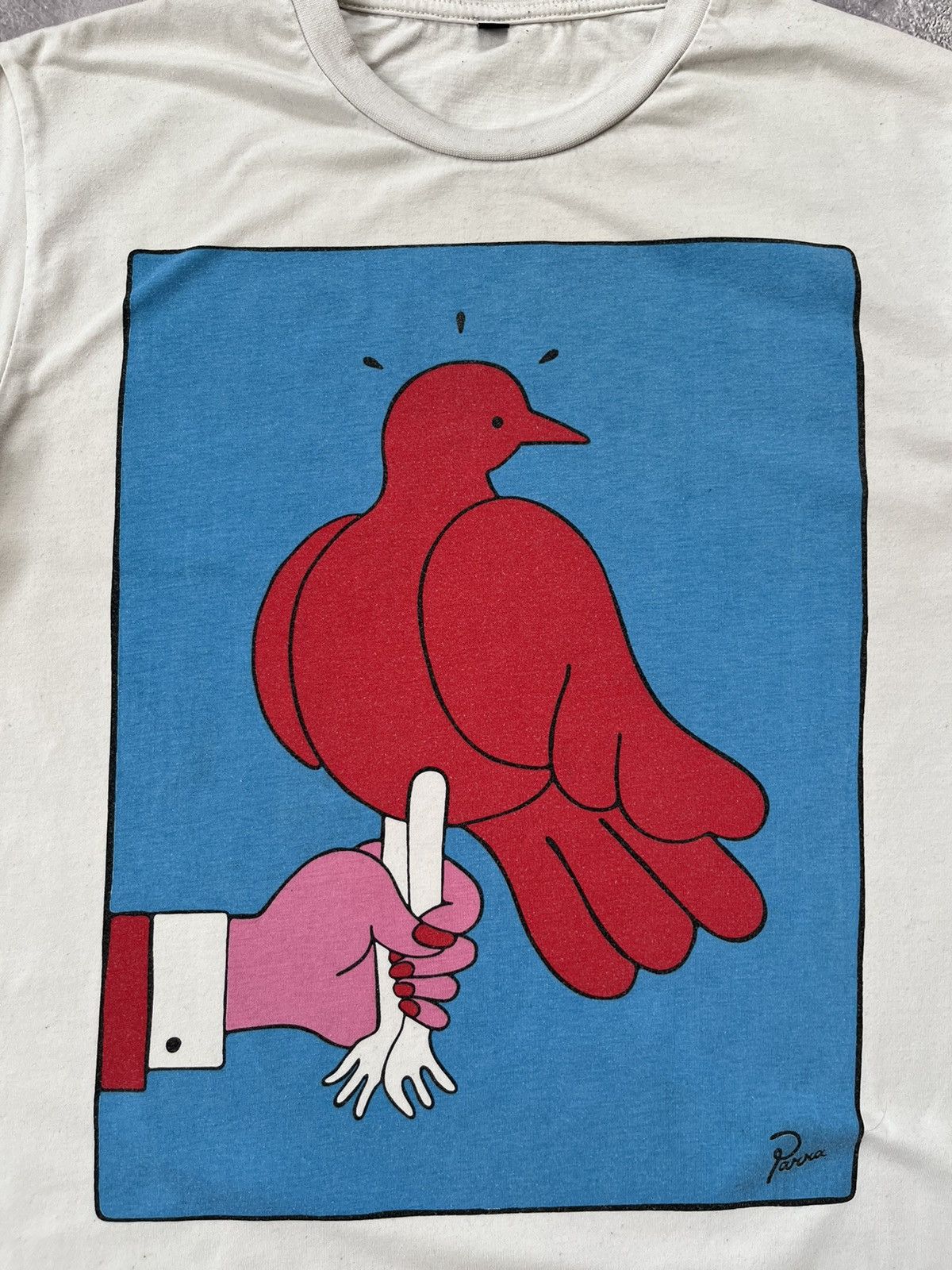 Rockwell By Parra ROCKWELL BY PIET Parra Art White T-Shirt Size S Size US S / EU 44-46 / 1 - 2 Thumbnail