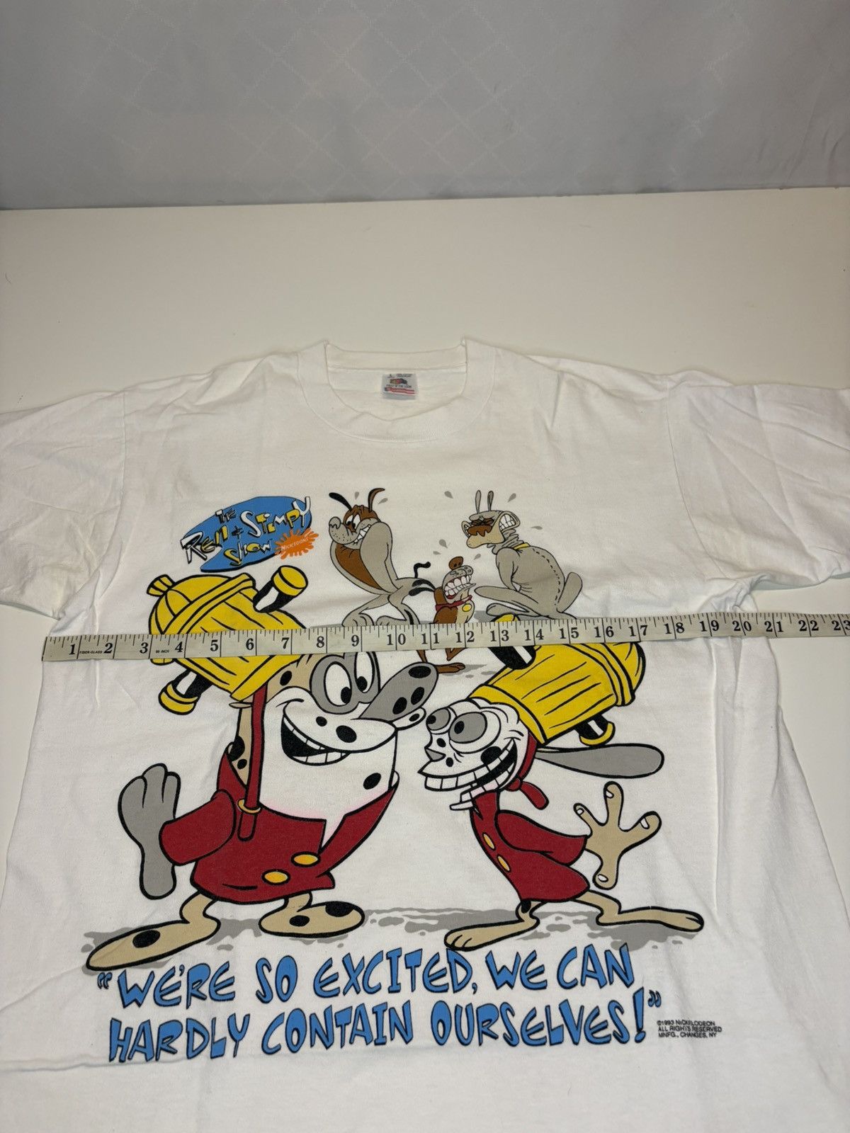 Other Vintage 1993 Nicktoons Ren And Stimpy Tshirt Mens Size Large Size US L / EU 52-54 / 3 - 10 Thumbnail