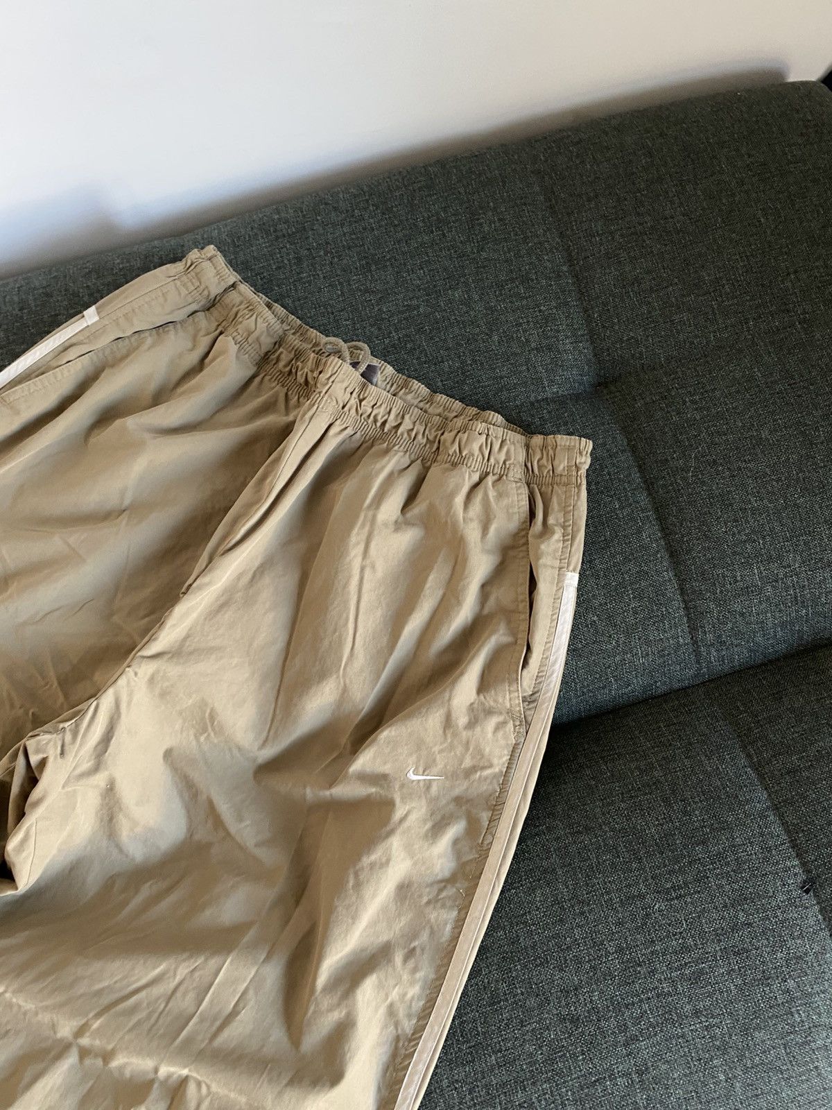 Nike Nike Vintage Nylon Drill Pants Striped Baggy Wide Japanese Size US 34 / EU 50 - 4 Thumbnail