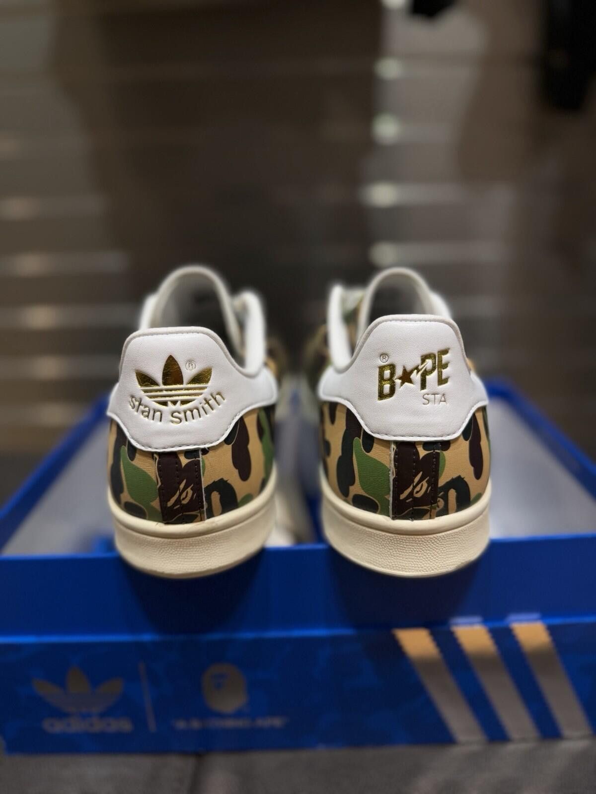 Adidas adidas BAPE x Stan Smith 30th Anniversary Size 9.5 Men’s New Size US 9.5 / EU 42-43 - 7 Thumbnail