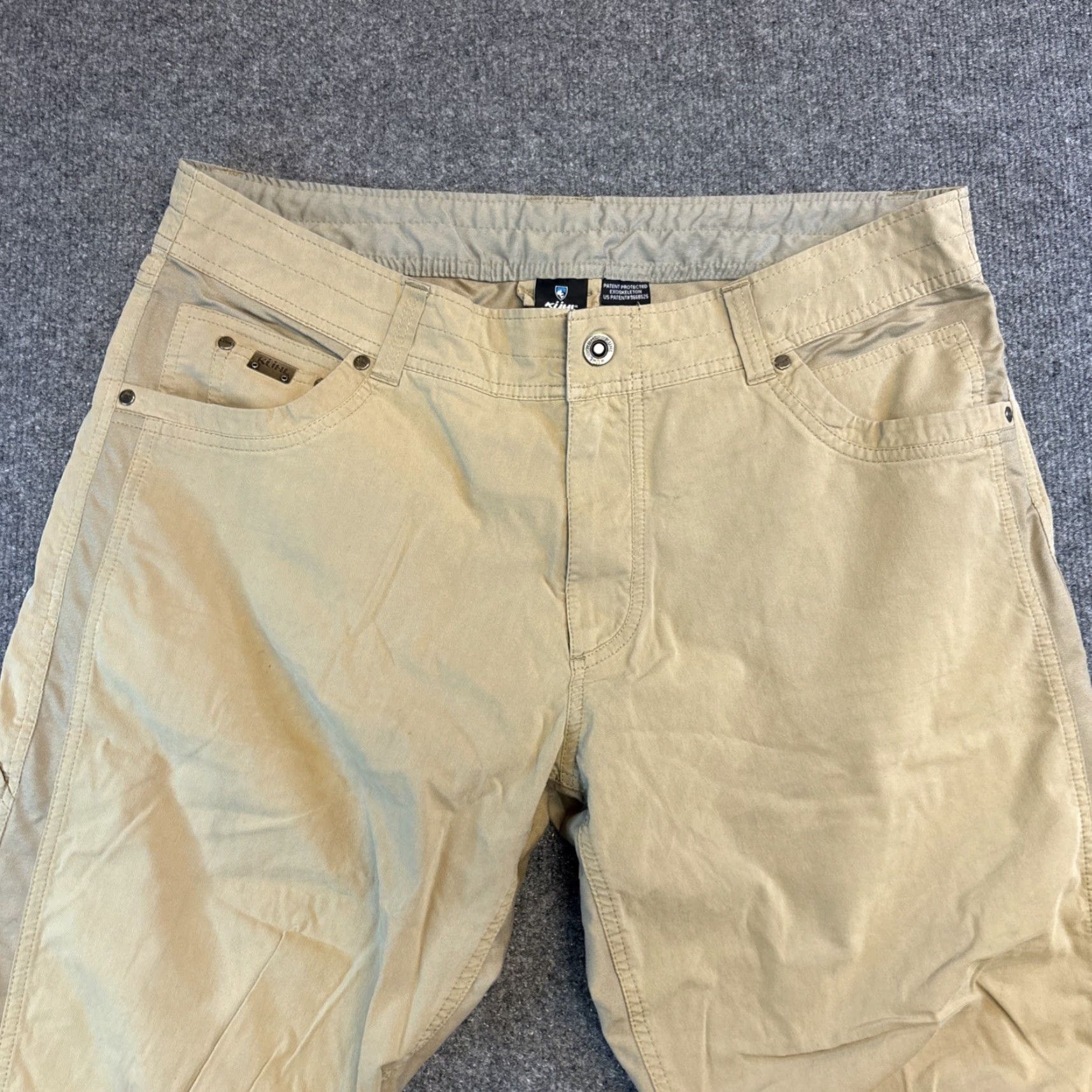 Vintage Kuhl Pants Men 38X30 Beige Hiking Work Outdoor Chino Stretch 108846 Size US 38 / EU 54 - 3 Thumbnail