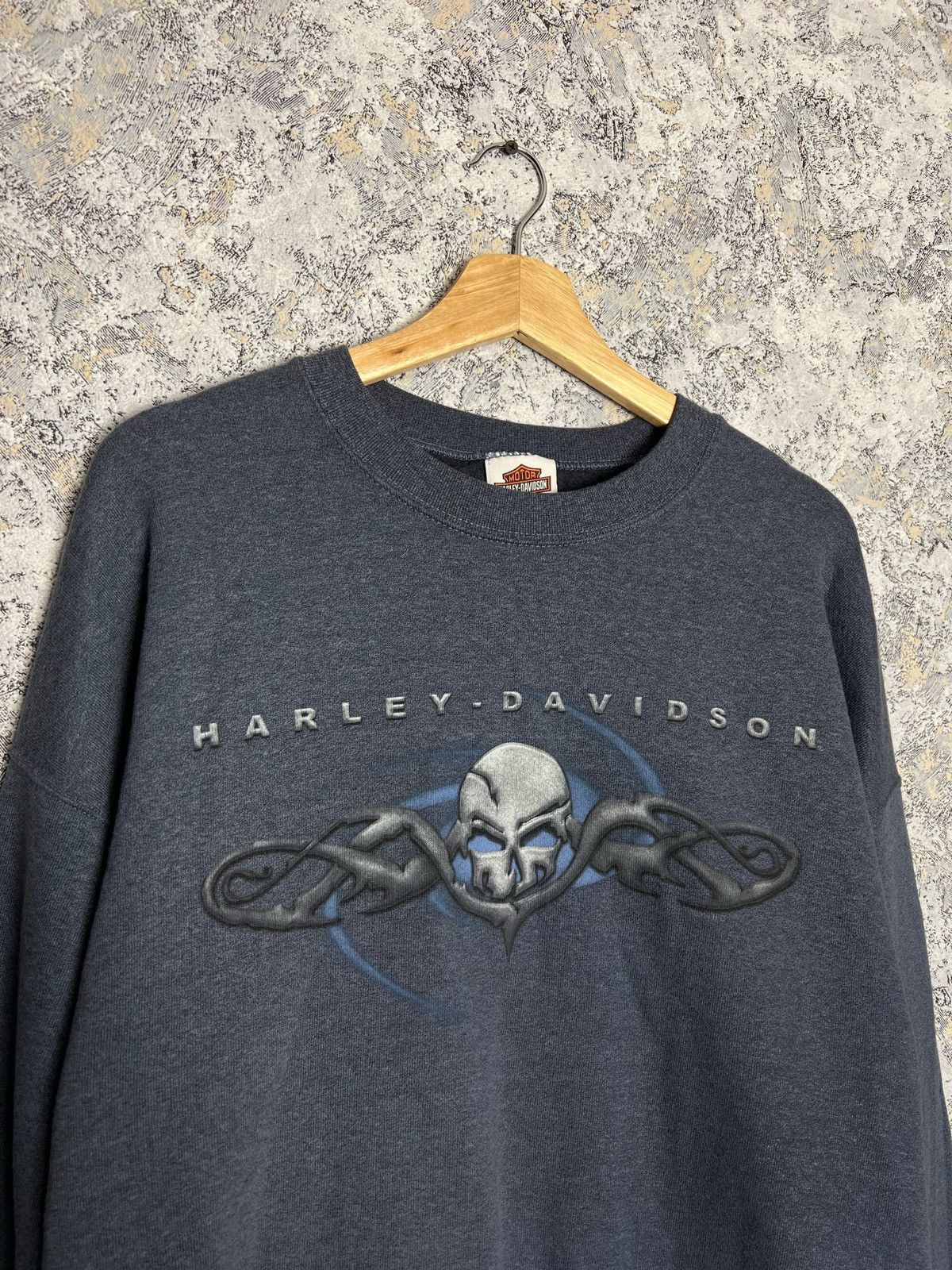 West Coast Choppers Vintage Harley Davidson Battlefield Sweatshirt Big Logo 2005 Size US XL / EU 56 / 4 - 4 Thumbnail