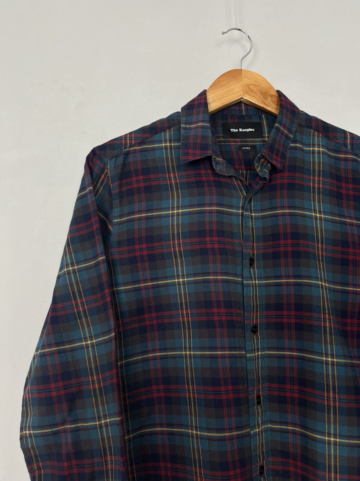 The Kooples The Kooples Plaid Cotton Long Sleeve Shirt Size US S / EU 44-46 / 1 - 2 Thumbnail