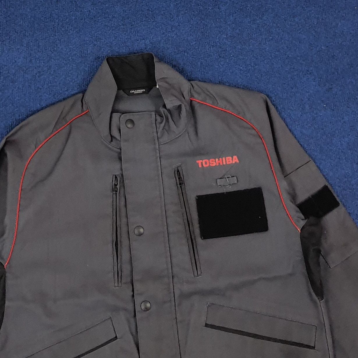 Japanese Brand × Vintage Vintage TOSHIBA Staff Japanese Brand Worker Jacket Size US M / EU 48-50 / 2 - 2 Thumbnail