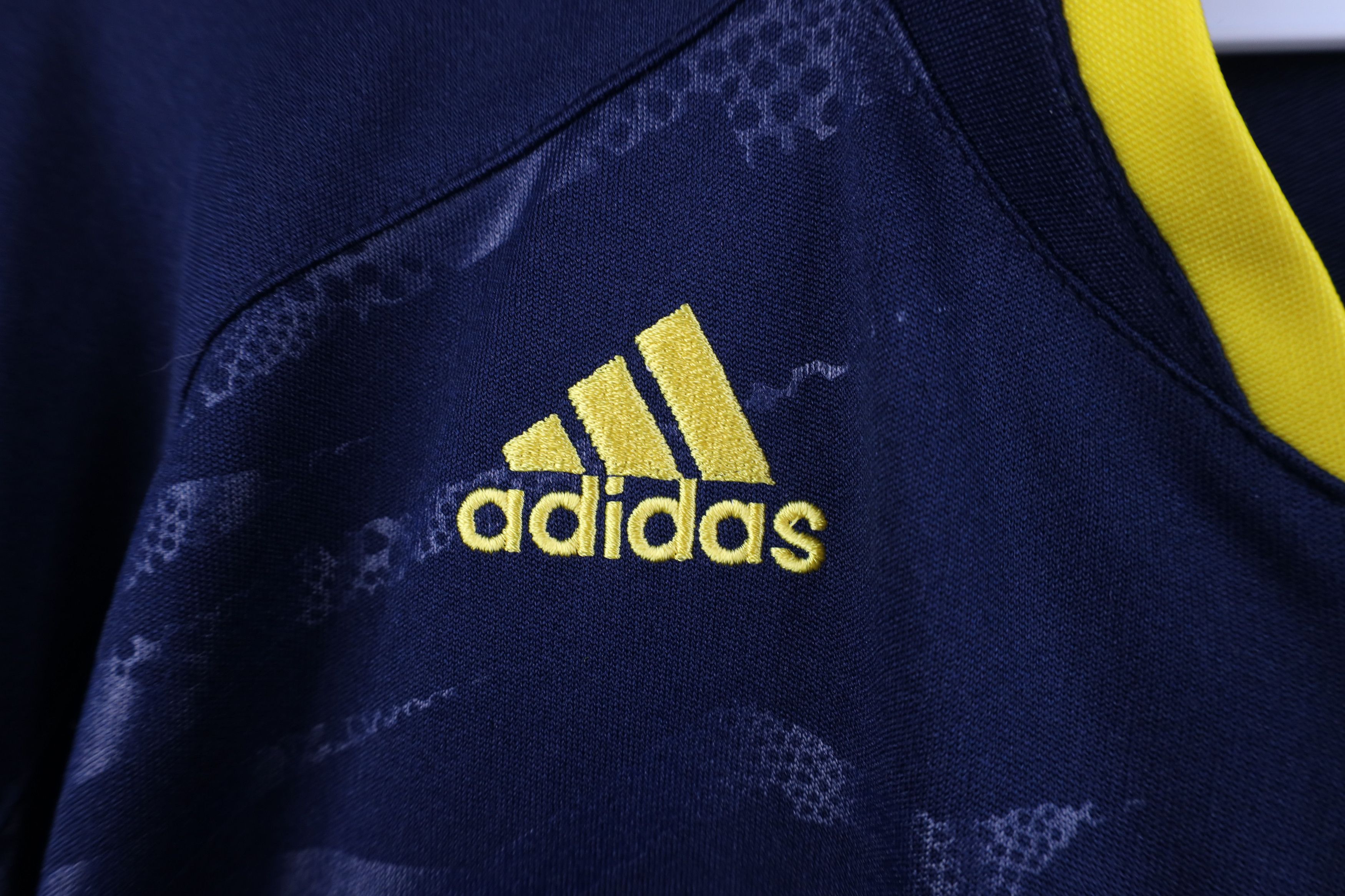 Adidas Adidas University of Michigan Football Full Zip Jacket Size US L / EU 52-54 / 3 - 5 Thumbnail