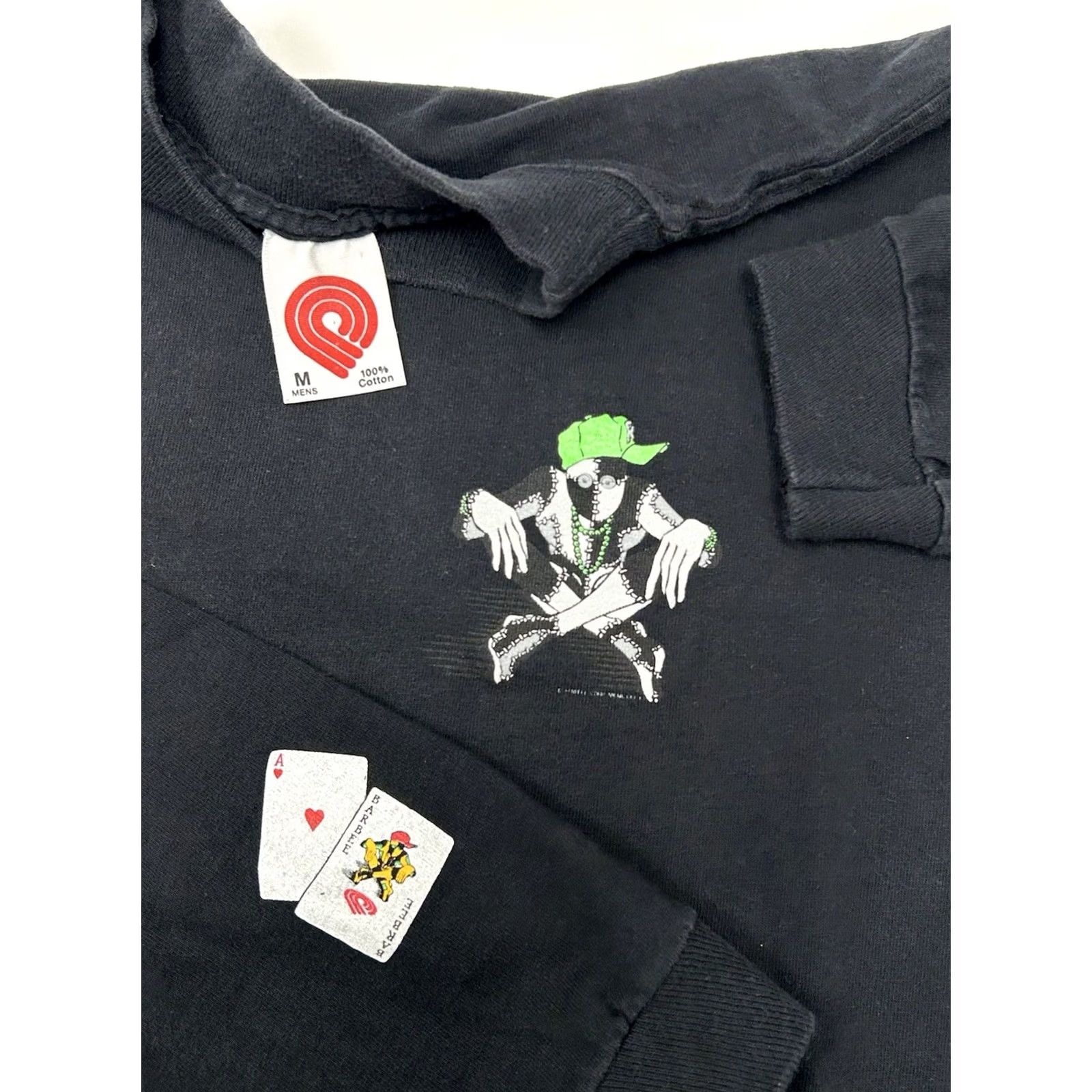 Powell Peralta VINTAGE Powell Peralta Ray Barbee Shirt Long Sleeve Black Adult M Ragdoll Cards Skate 80s 90s USA Mens Size US M / EU 48-50 / 2 - 2 Thumbnail