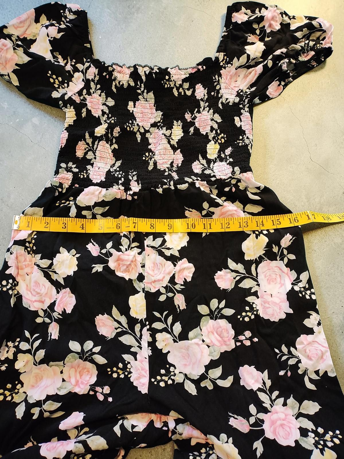 Other Medium Floral Jumpsuit with Puff Sleeves Size 32" / US 10 / IT 46 - 6 Thumbnail