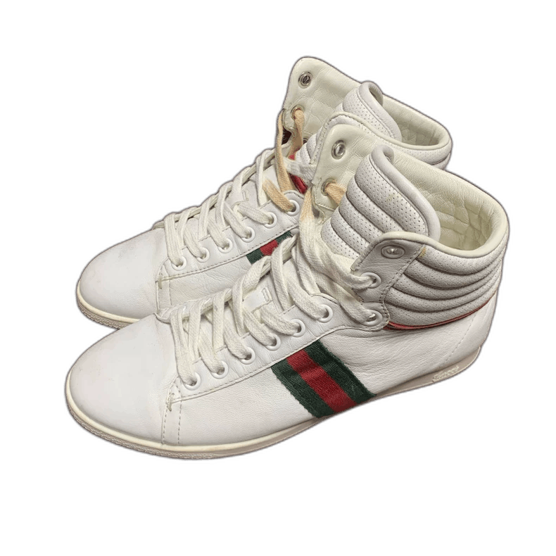 Gucci Gucci High-Top Sneakers with Light Wear Size US 10 / EU 43 - 1 Thumbnail
