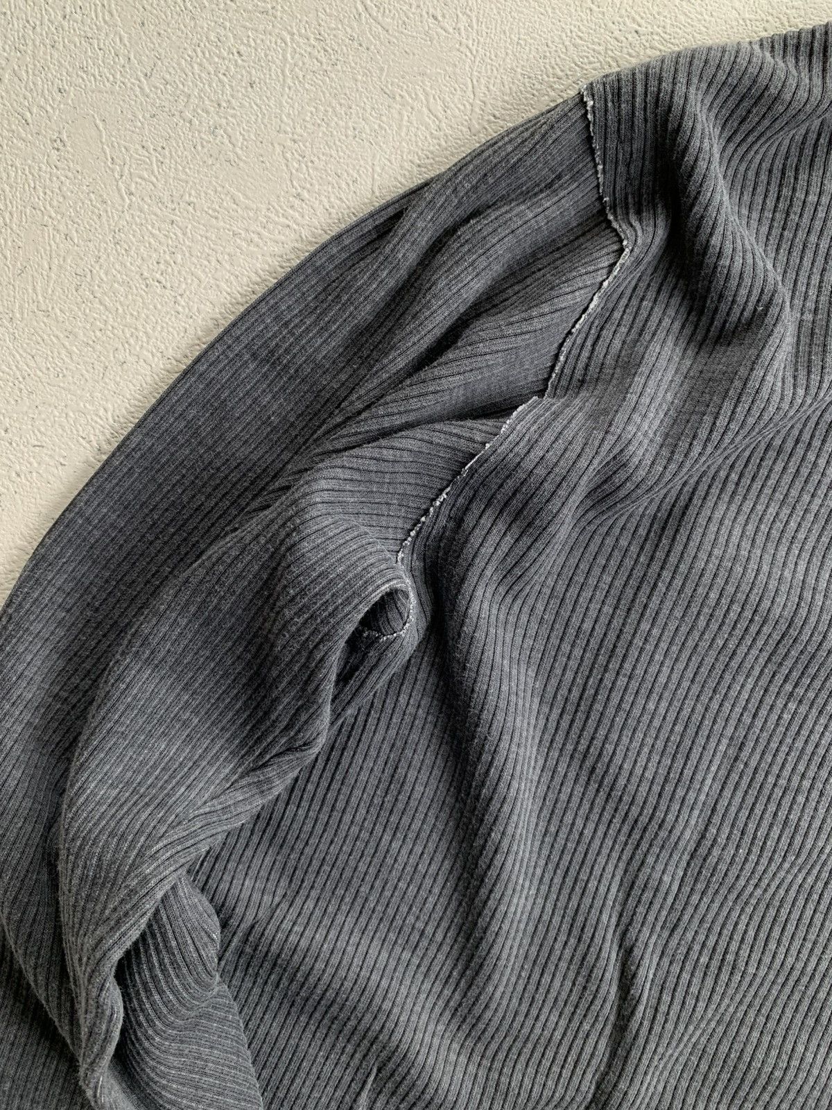 Japanese Brand Japanese Archive Ribbed Top with Pocket Detail Size US L / EU 52-54 / 3 - 11 Thumbnail