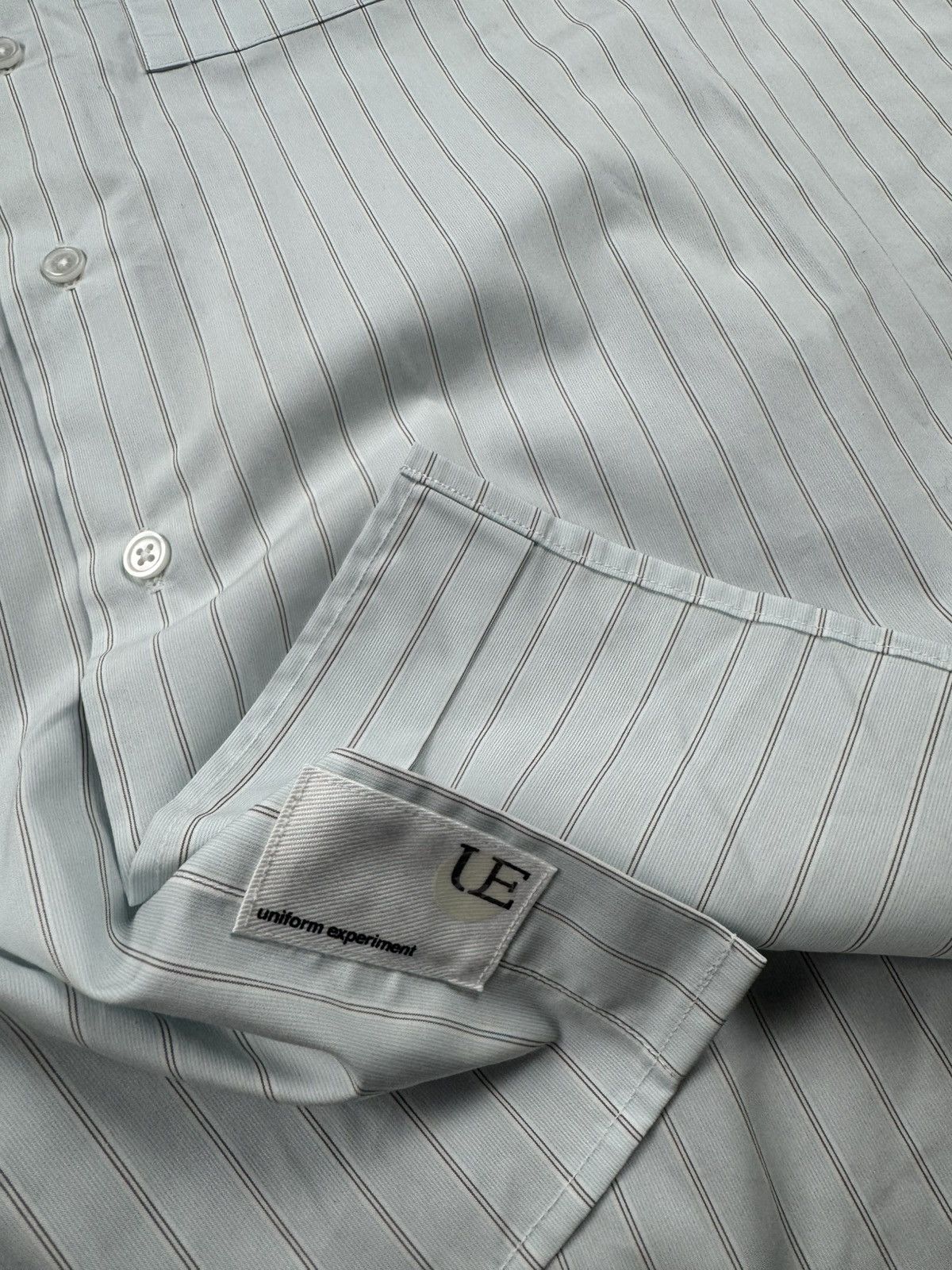 uniform experiment 🔥Uniform experiment fragment design sophnet striped shirt Size US XL / EU 56 / 4 - 5 Thumbnail