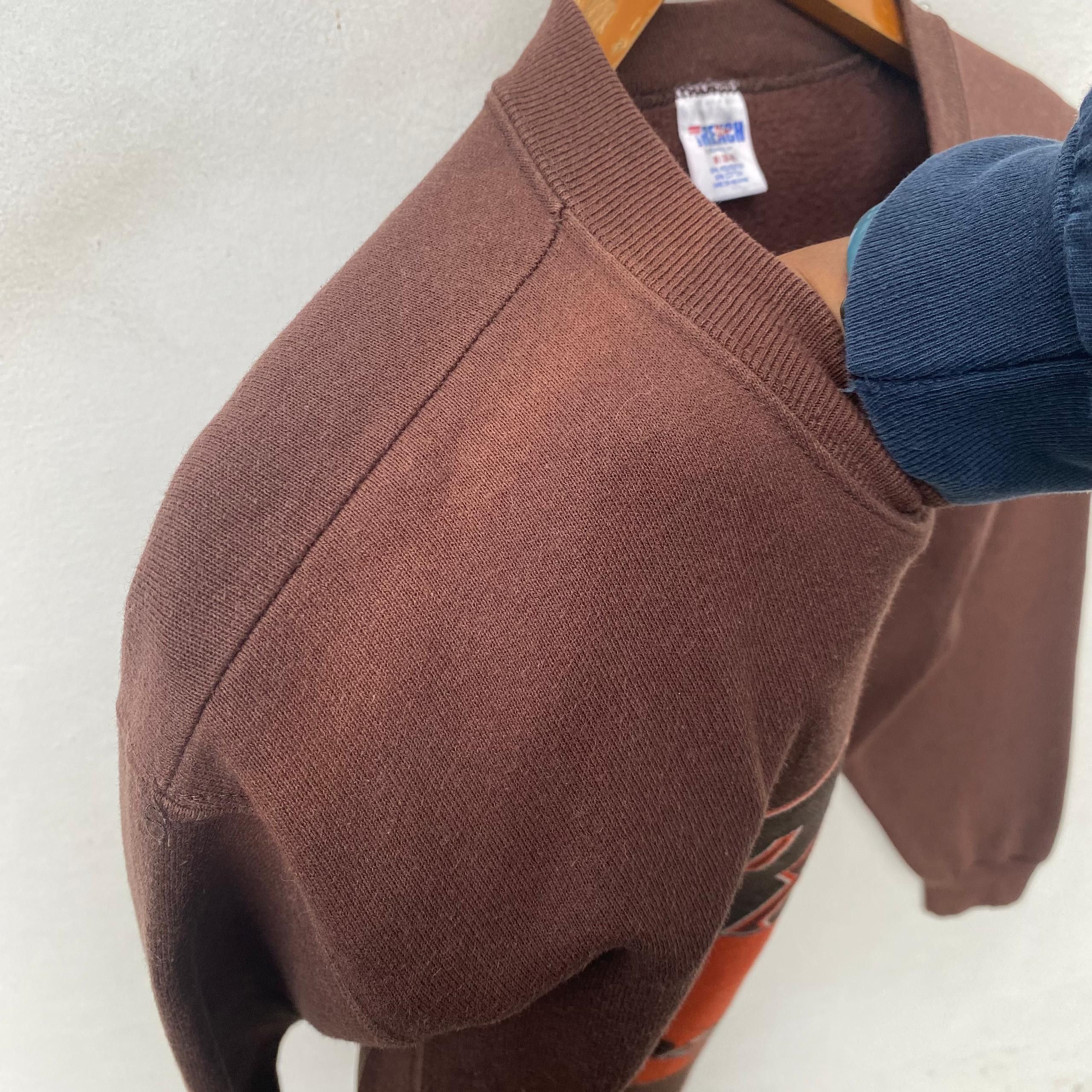 NFL × Vintage VINTAGE 1995 CLEVELAND BROWNS NFL SWEATSHIRT MEDIUM PULLOVER Size US M / EU 48-50 / 2 - 8 Thumbnail