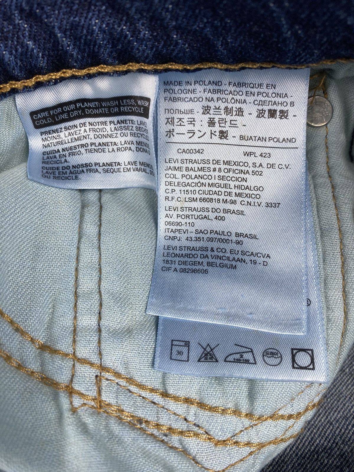 Levi's × Vintage Vintage Levis 511 Jeans Denim Pants Size US 30 / EU 46 - 11 Thumbnail