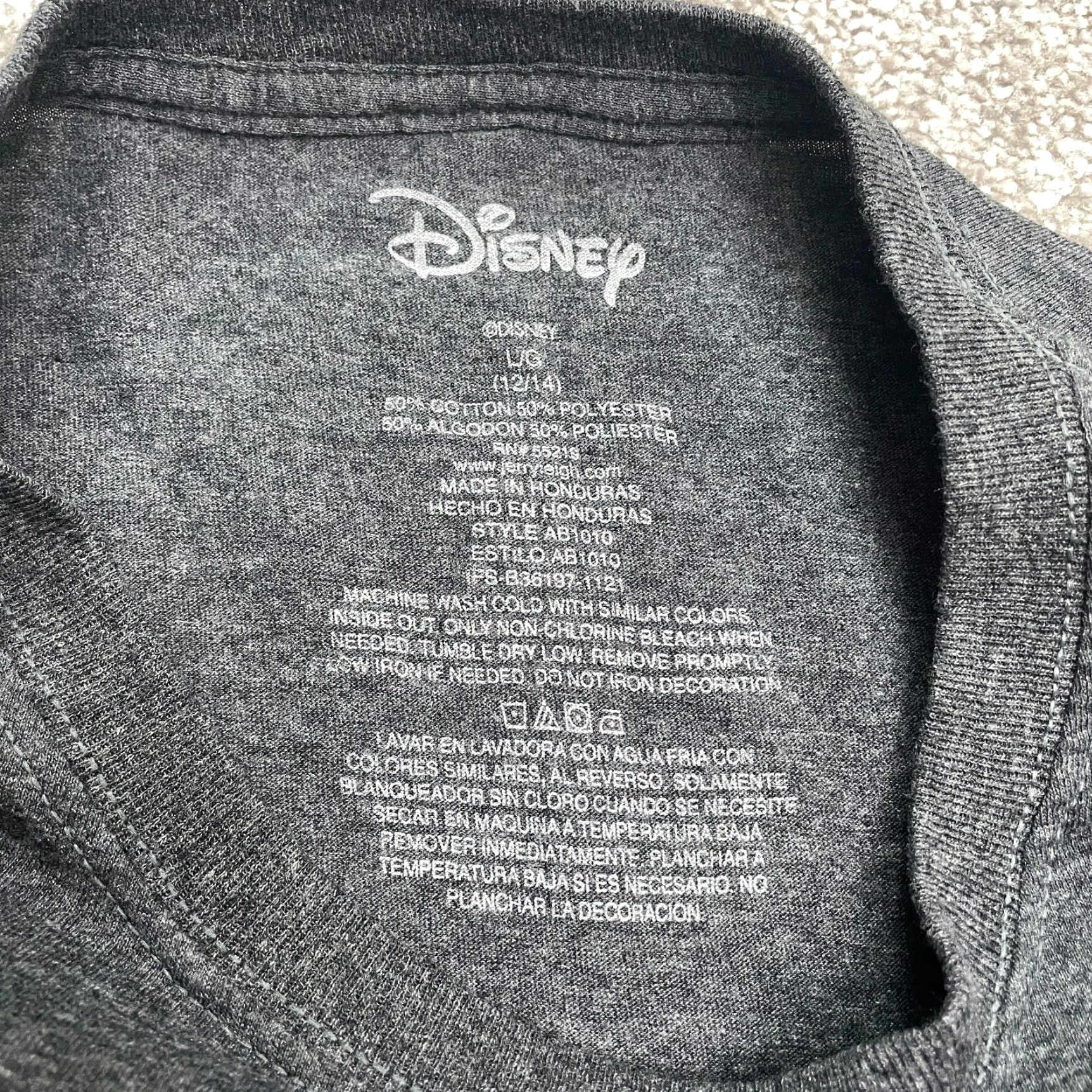 Disney Disney Mickey Mouse Graphic T-Shirt Mens Large Gray Crew Neck Short Sleeve Tee Size US L / EU 52-54 / 3 - 4 Thumbnail