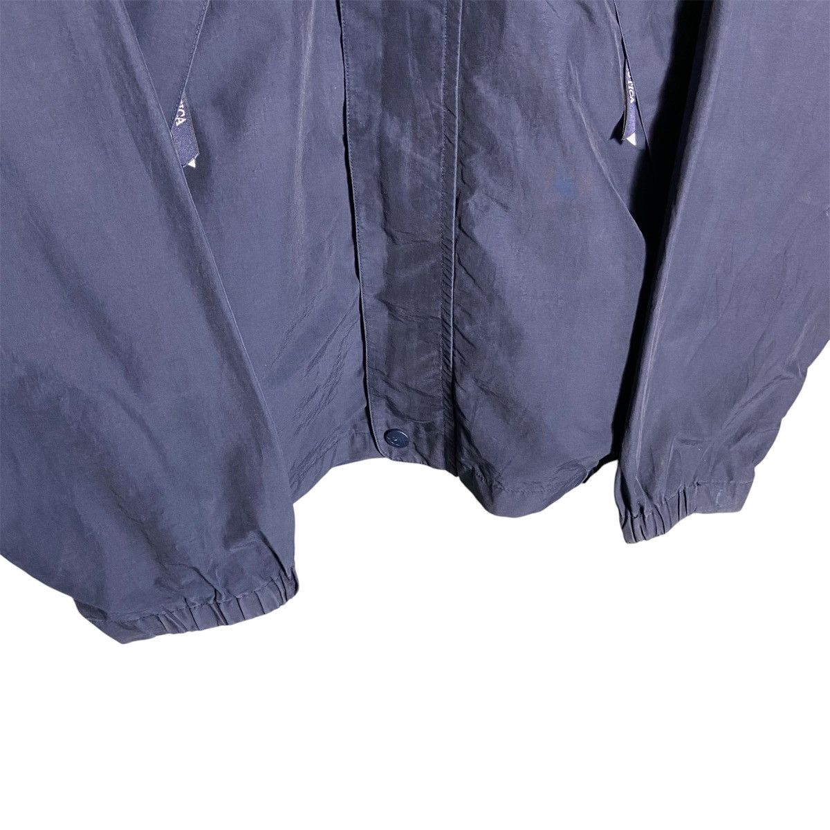 Nautica × Vintage Vintage 90s Nautica Windbreaker Hoodie Jacket Size US XL / EU 56 / 4 - 4 Thumbnail