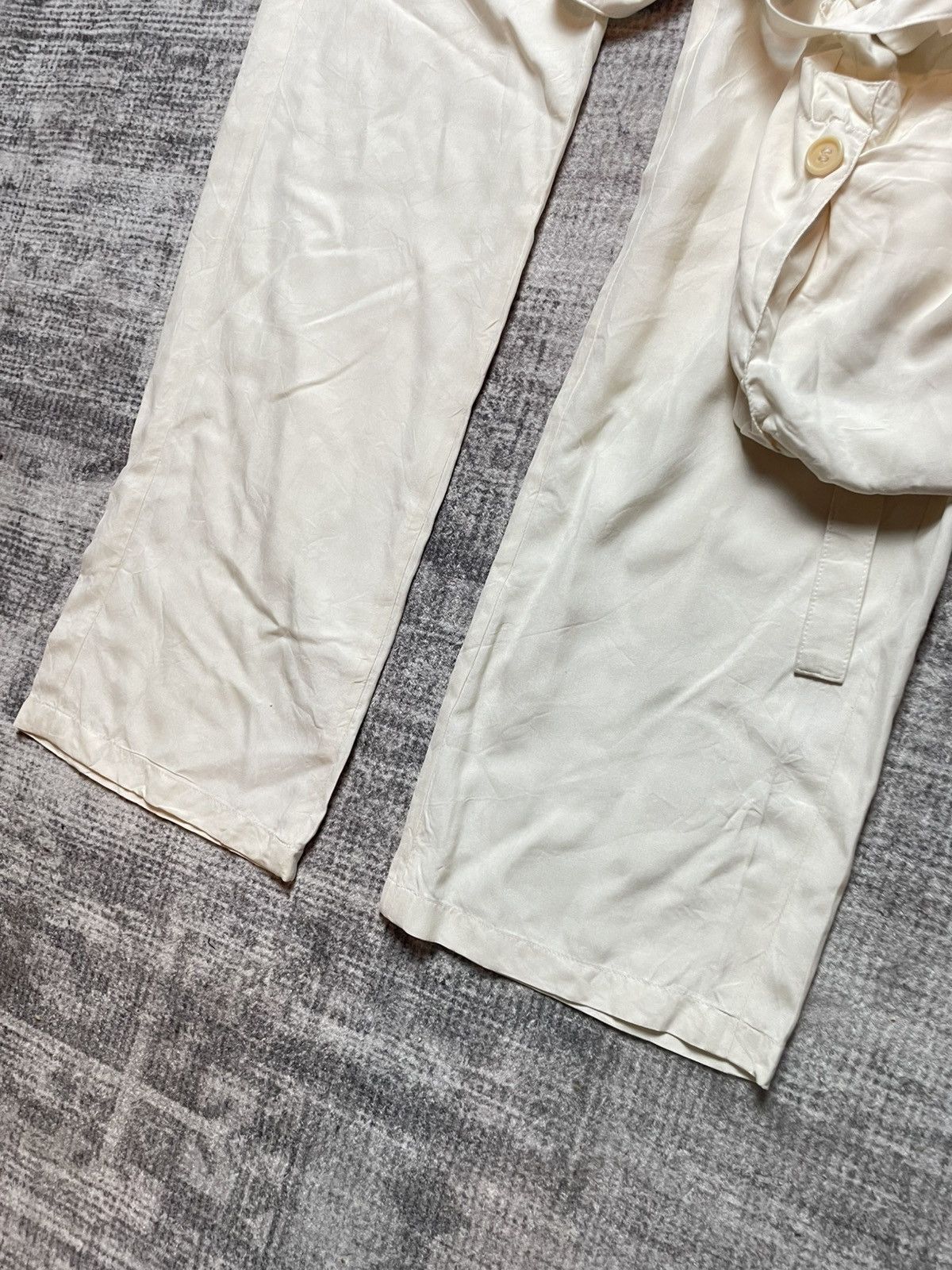 Ann Demeulemeester Ann Demeulemeester Silk Cargo Bondage Pants Size US 32 / EU 48 - 11 Thumbnail