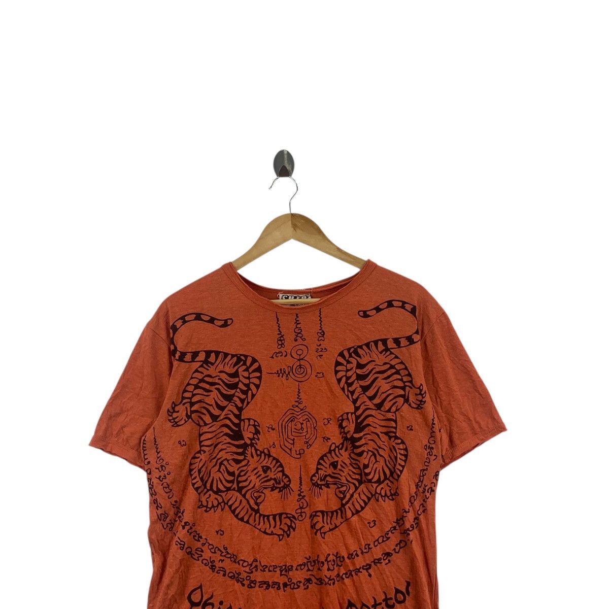 Vintage Vintage SUTE THAILAND TRADITIONAL Tiger Art Tee Shirt Top Size M / US 6-8 / IT 42-44 - 2 Thumbnail