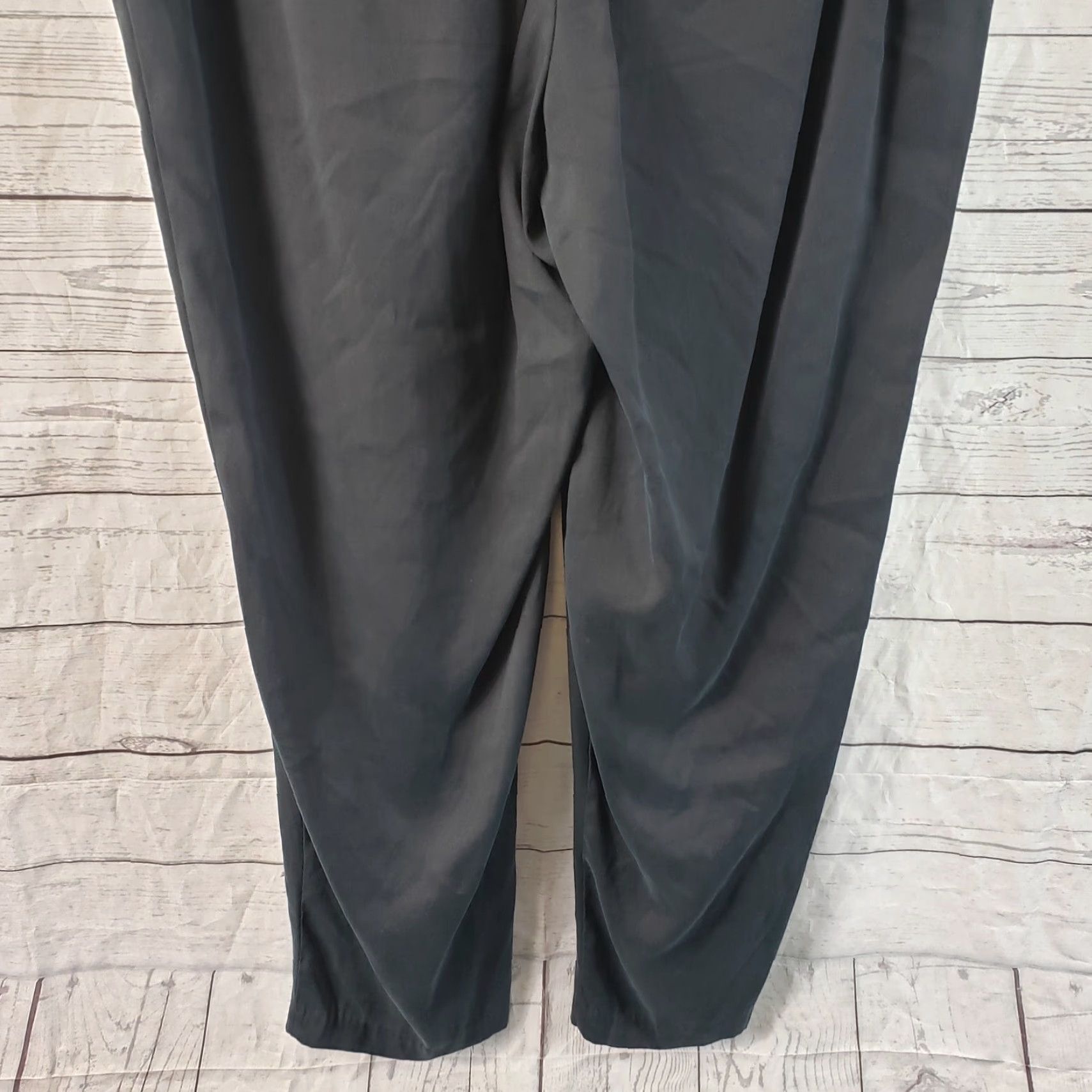 Vintage Chico's Womens Pull On Pants L Black Modal Blend Mid Rise Trousers Optional: Mens, Womens, Girls, Boys? (no) Size 36" / US 14 / IT 50 - 5 Thumbnail