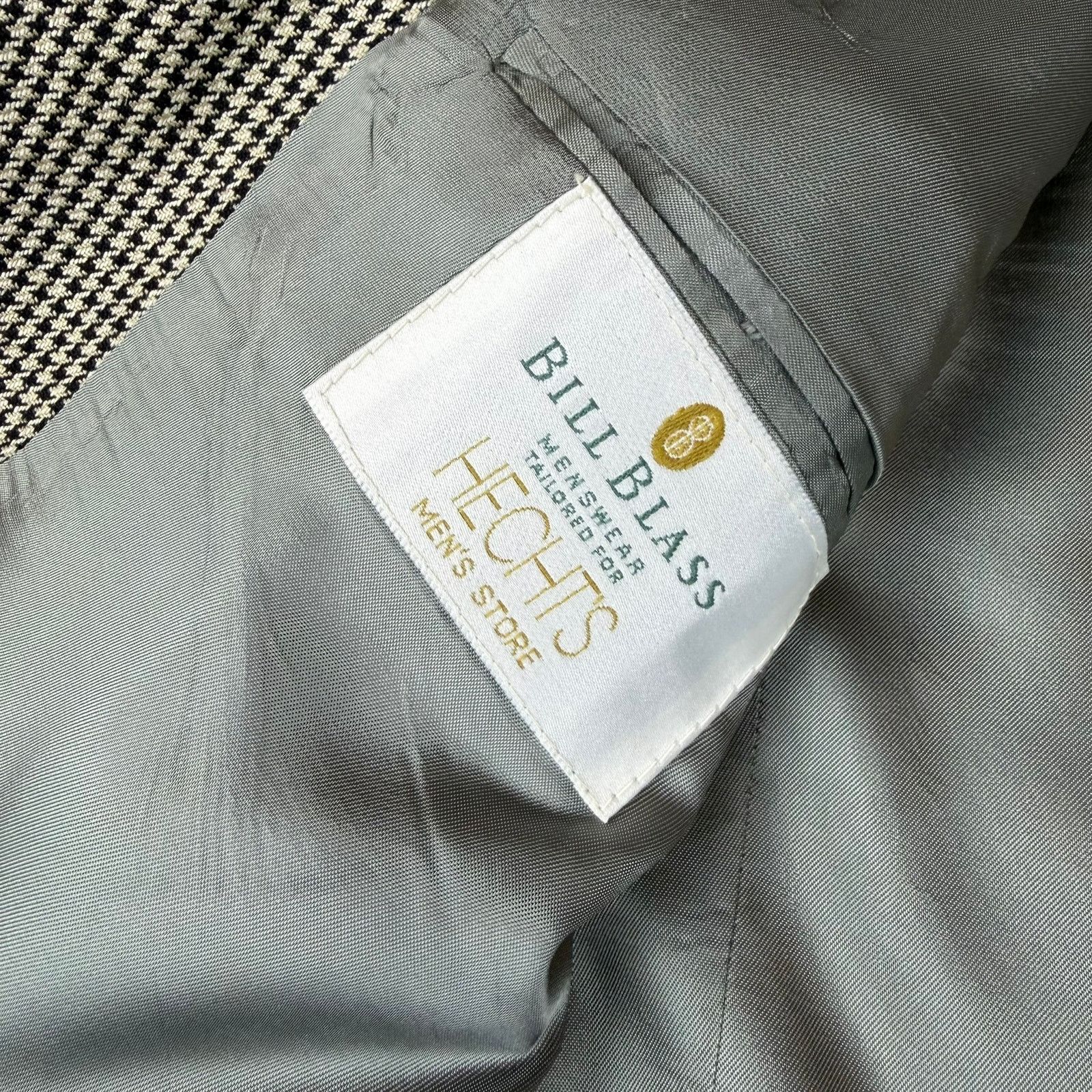 Bill Blass Bill Blass Hechts Houndstooth Blazer - Size 42R (Approx) Size 42R - 4 Thumbnail