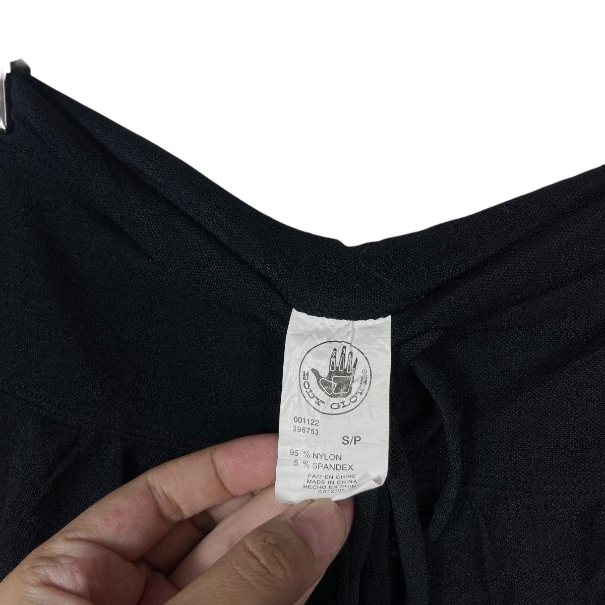 Body Glove Body Glove Y2K Black Ruffle Mini Skirt Low Rise Stretch Swim Size 29" - 2 Thumbnail