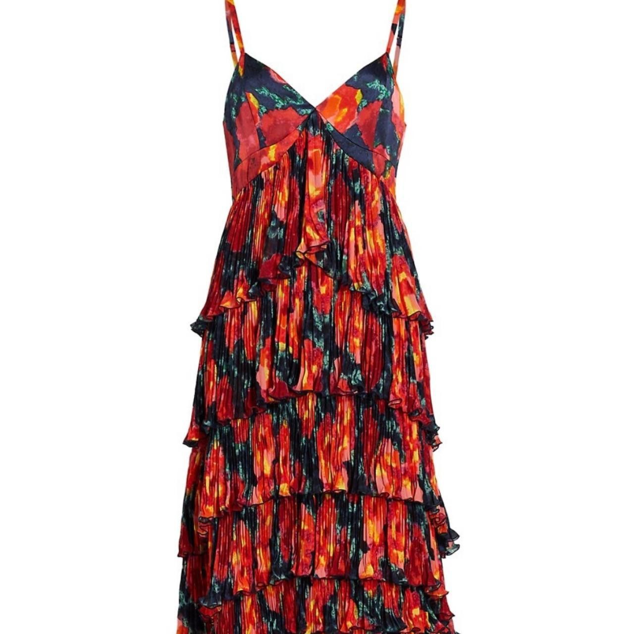 Cinq a Sept Cinq à Sept Daydream Joey Tiered Dress Size XL / US 12-14 / IT 48-50 - 3 Thumbnail