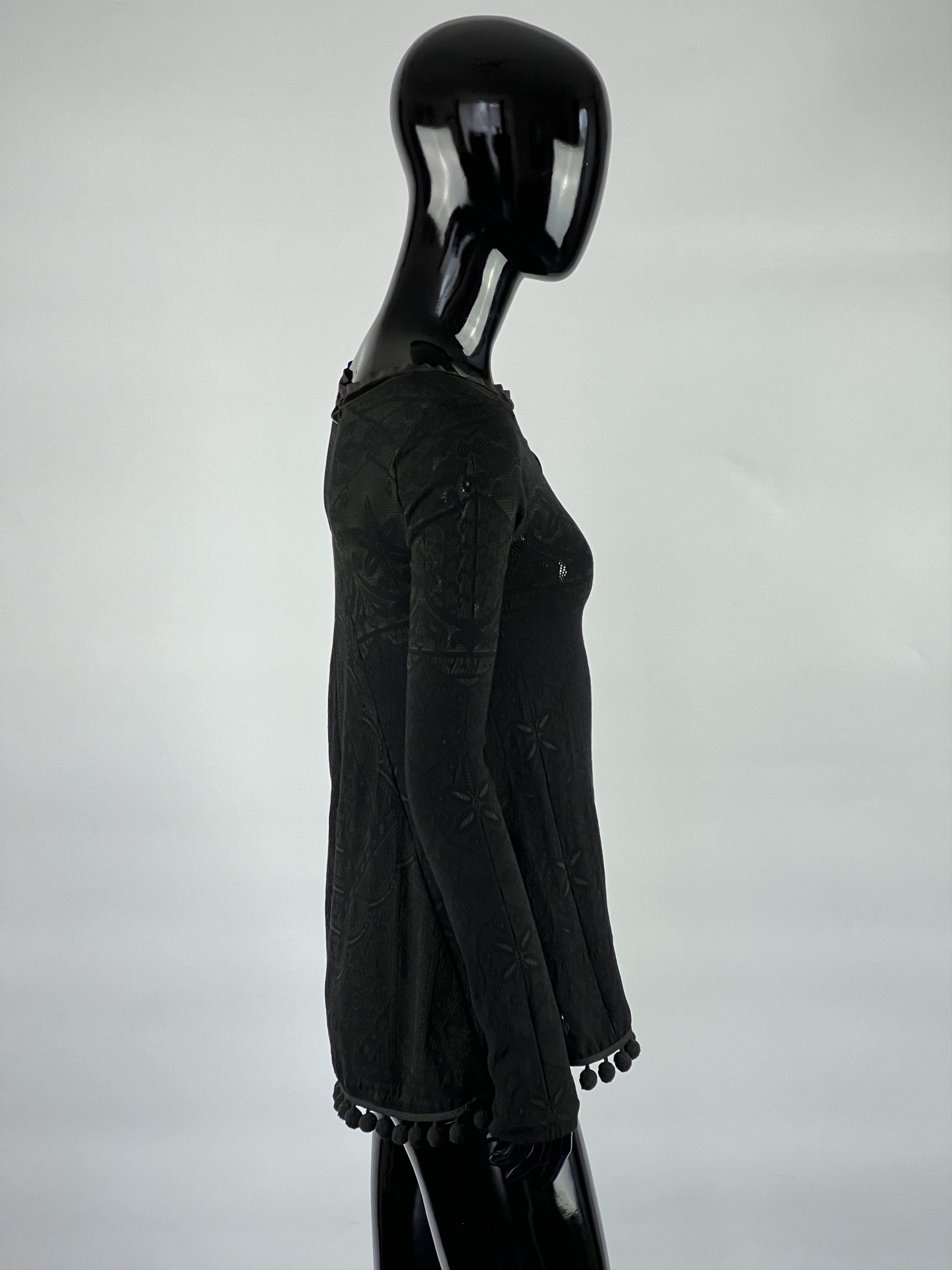 Other High Tech Mesh Blouse Long Sleeve T-Shirt Size M/L Size M / US 6-8 / IT 42-44 - 3 Thumbnail
