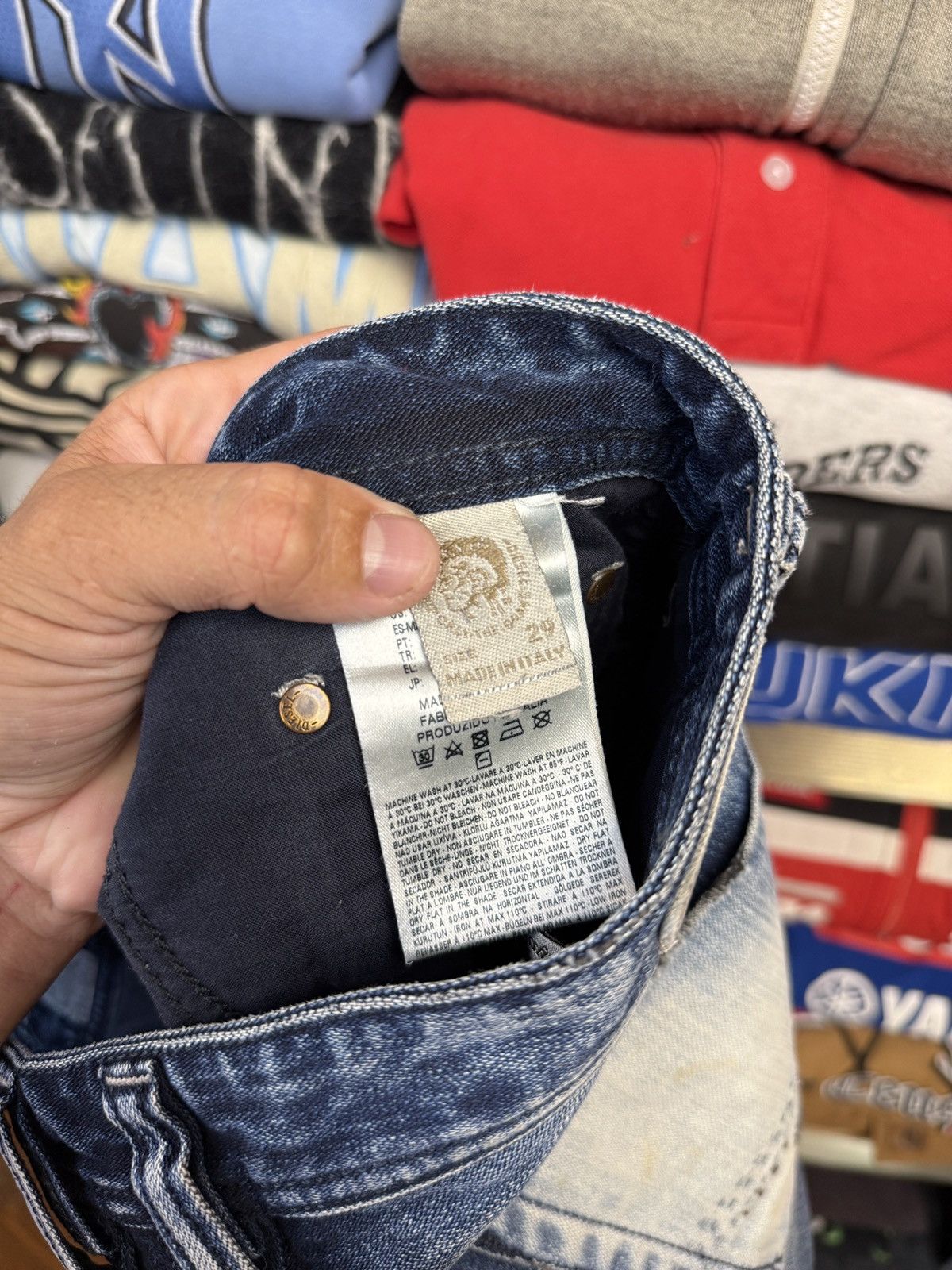 Diesel Y2K Distressed Diesel Avant Garde Jeans Baggy Size US 29 - 14 Thumbnail