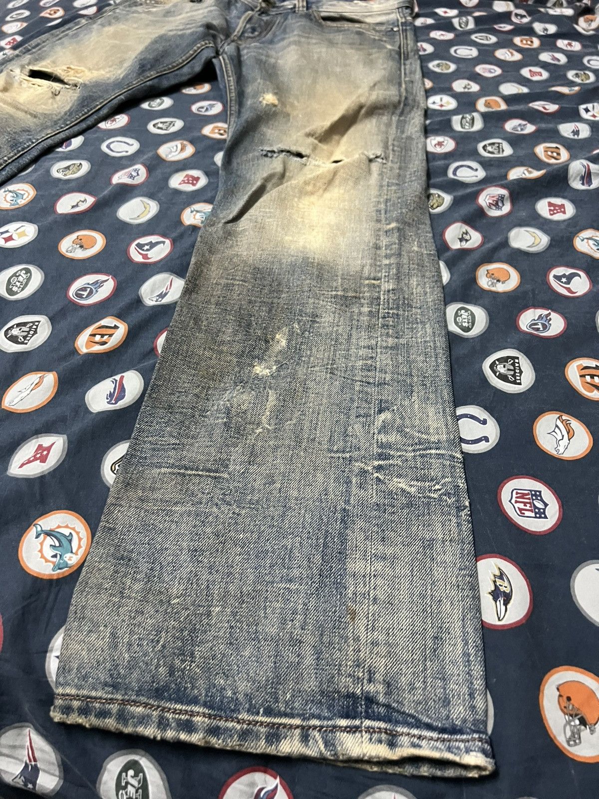 Diesel DIESEL VIKER DRAGON VINTAGE DISTRESSED JEANS LIMITED Size US 32 / EU 48 - 5 Thumbnail