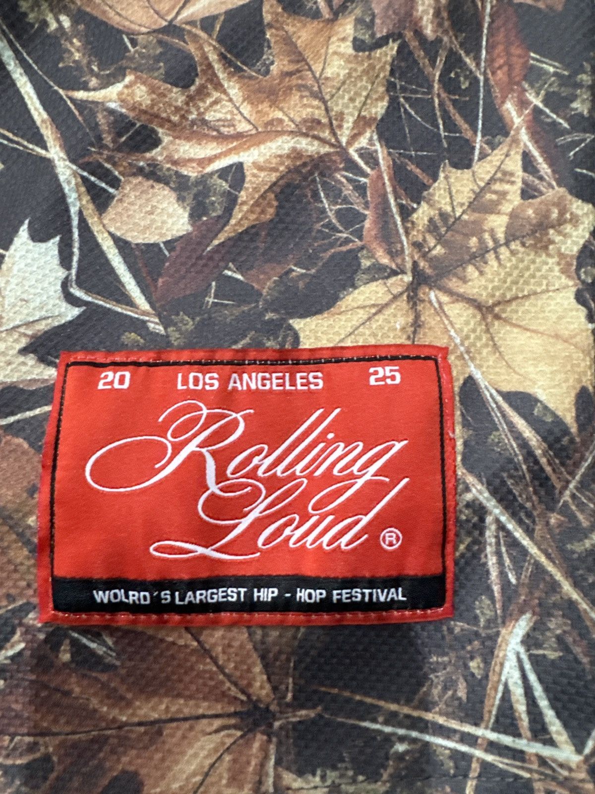 Vintage Rolling Loud LA 2025 Camo Shirt Size US M / EU 48-50 / 2 - 4 Thumbnail