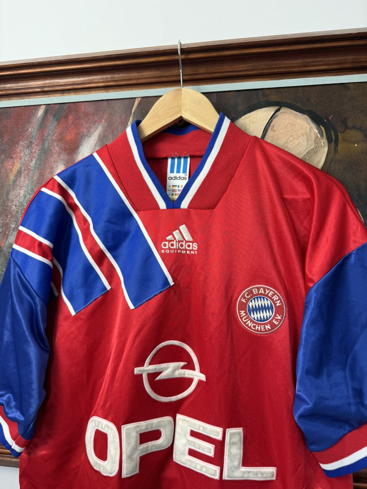 Adidas Vintage 90s Adidas Bayern Munchen Soccer Football Jersey Size US M / EU 48-50 / 2 - 3 Thumbnail