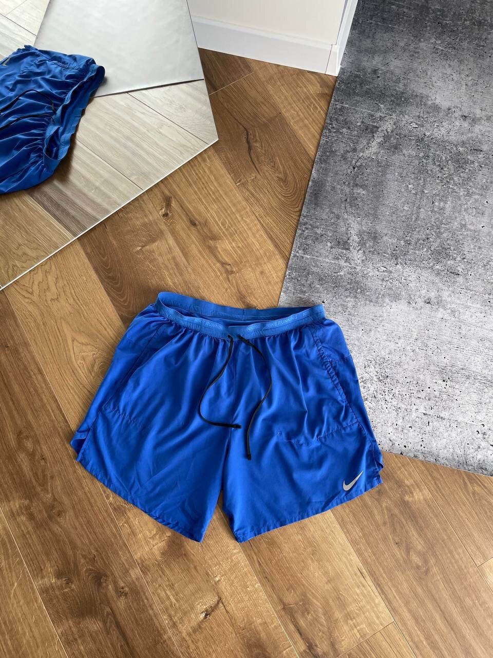 Nike Vintage Nike Running 90s Y2K Style Drill Blue Dri-Fit Shorts Size US 36 / EU 52 - 1 Thumbnail