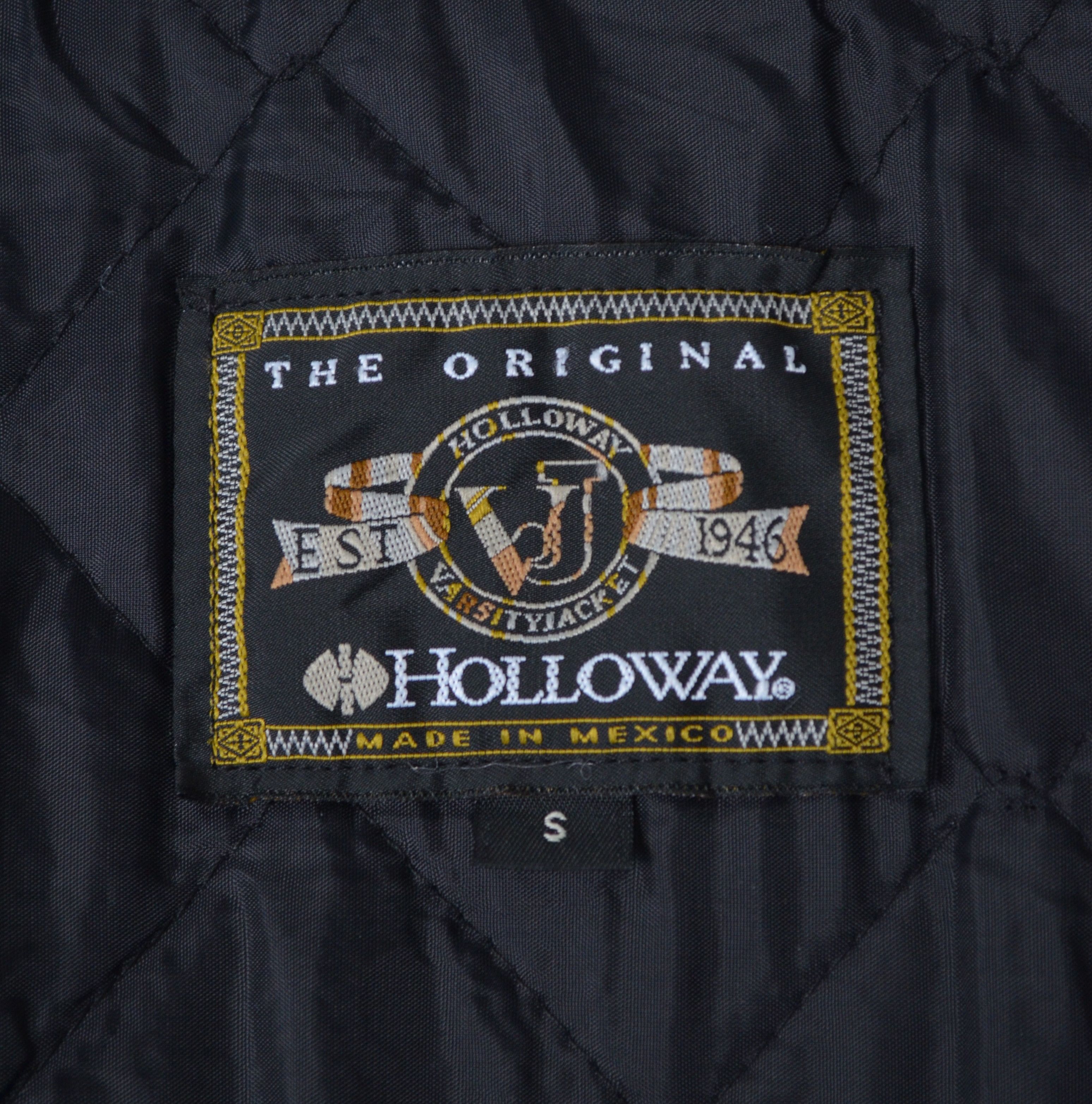 Holloway × Vintage Vintage Holloway Wool / Leather Varsity Jacket 90s y2k Size US S / EU 44-46 / 1 - 11 Thumbnail