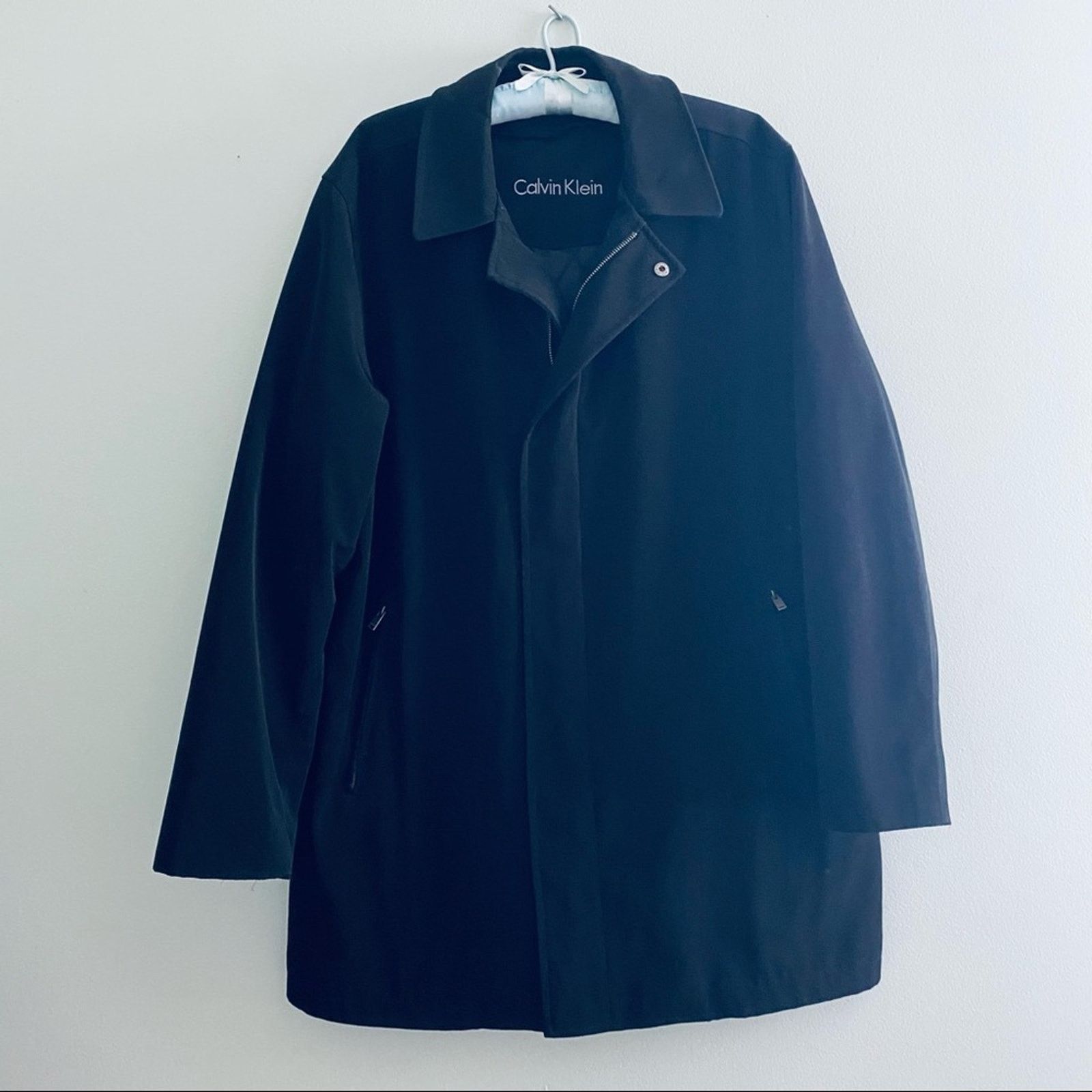 Calvin Klein Calvin Klein black trench coat with removable liner size M Size US M / EU 48-50 / 2 - 2 Thumbnail