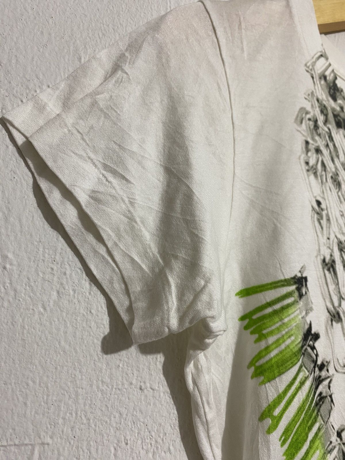 Issey Miyake Vintage 90's Zucca Issey Miyake Clinch Chain Tees Size US M / EU 48-50 / 2 - 5 Thumbnail
