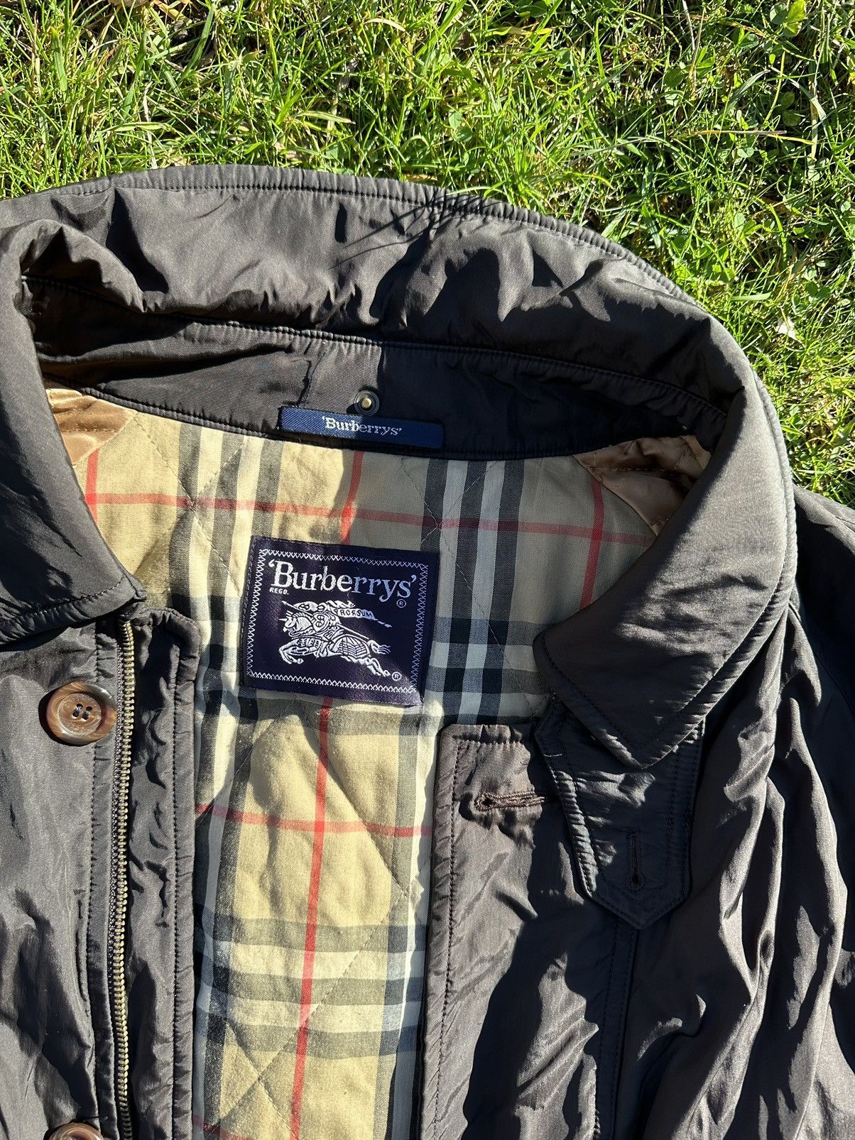 Vintage Burberry coat XL