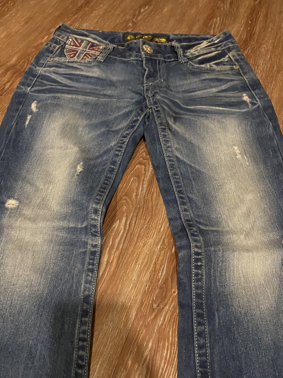 Hysteric Glamour Flare jeans redpepper distressed Boot cut Size 32" / US 10 / IT 46 - 4 Thumbnail