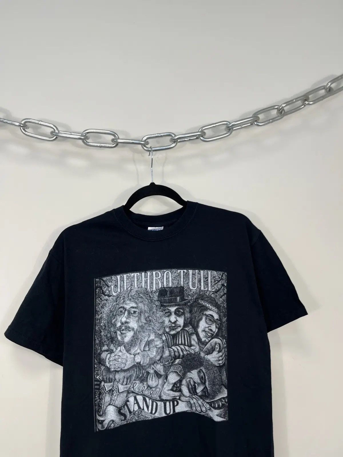 Band Tees × Vintage Vintage Jethro Tull Stand Up Album Rare Rock Band Tee Size US M / EU 48-50 / 2 - 3 Thumbnail
